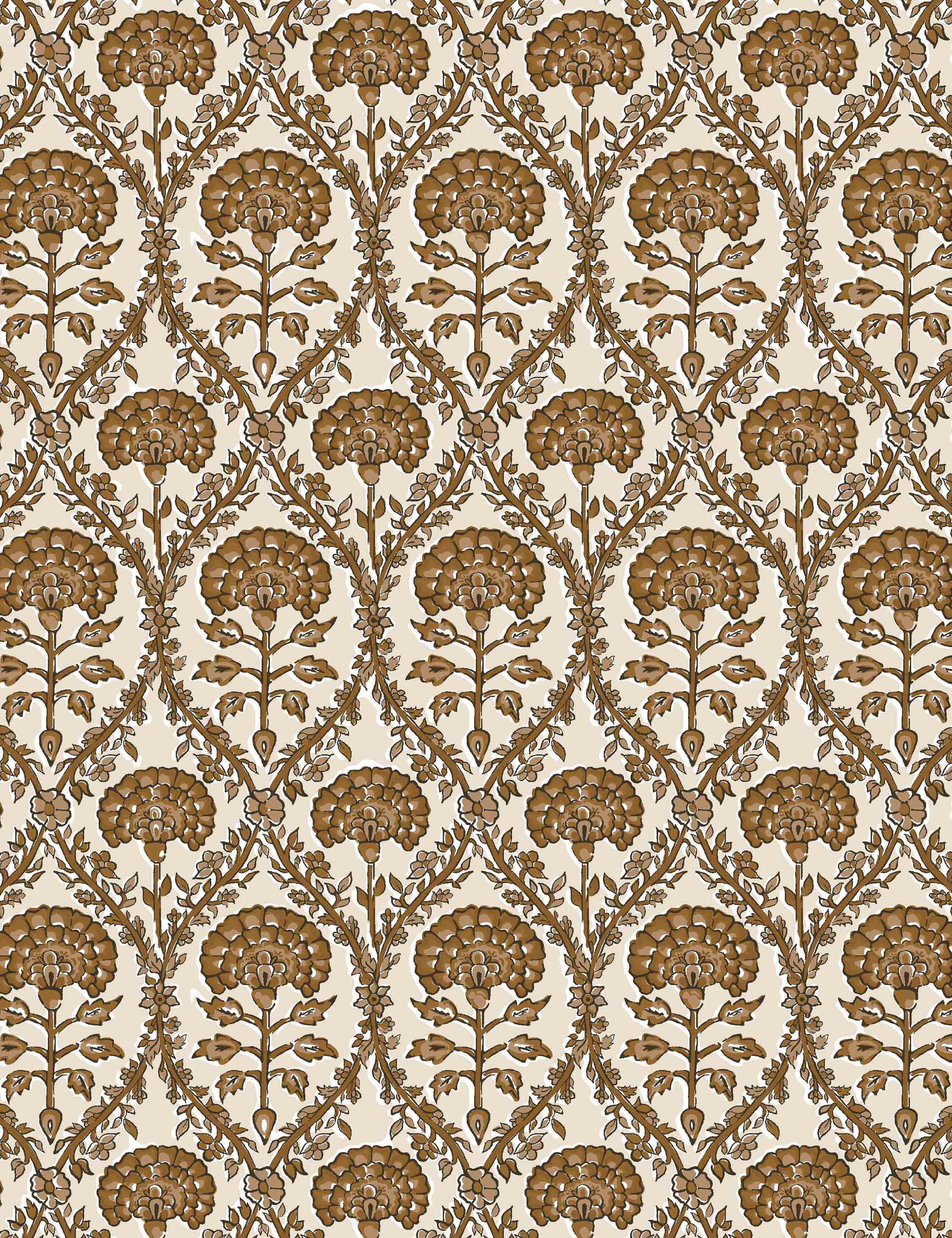 Bela Indoor/Outdoor Pillow | Floral Block Print Design