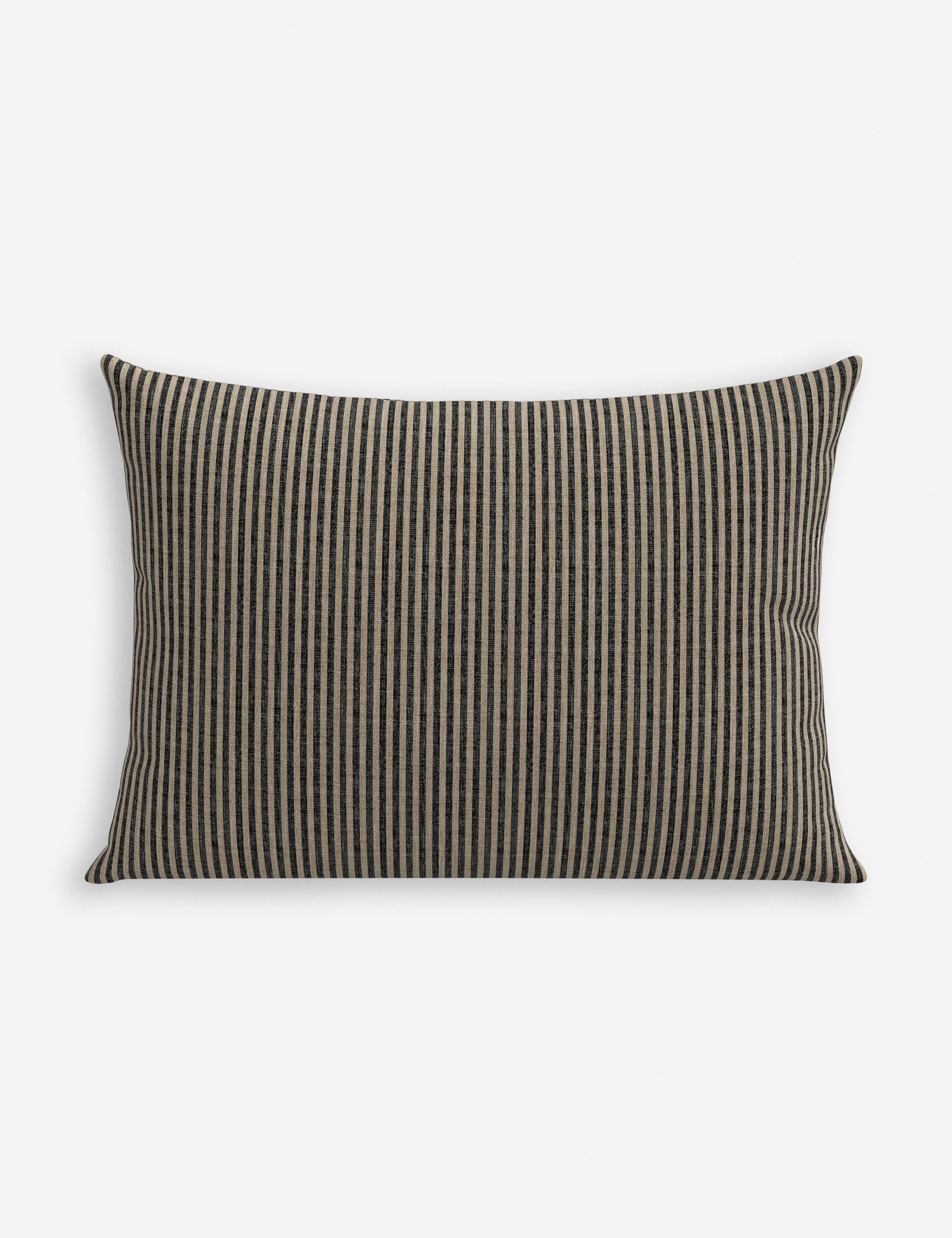 Aveline Indoor/Outdoor Pillow | Classic Pinstripe Design