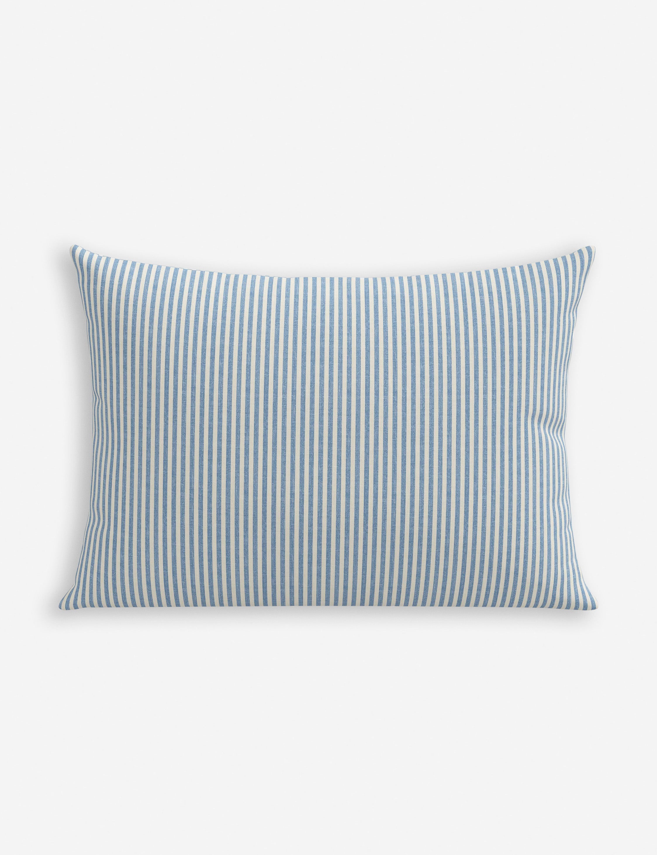 Aveline Indoor/Outdoor Pillow | Classic Pinstripe Design