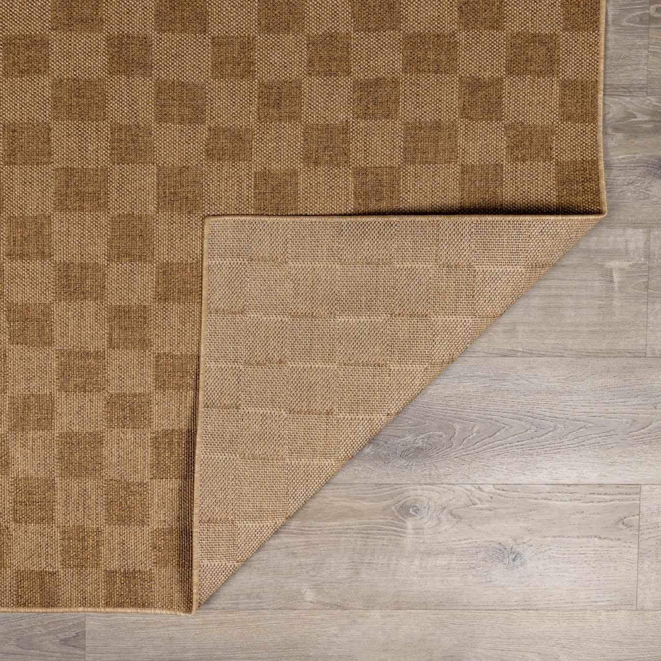 Bello Checkered Outdoor Rug 100% Polypropylene, Contemporary Style