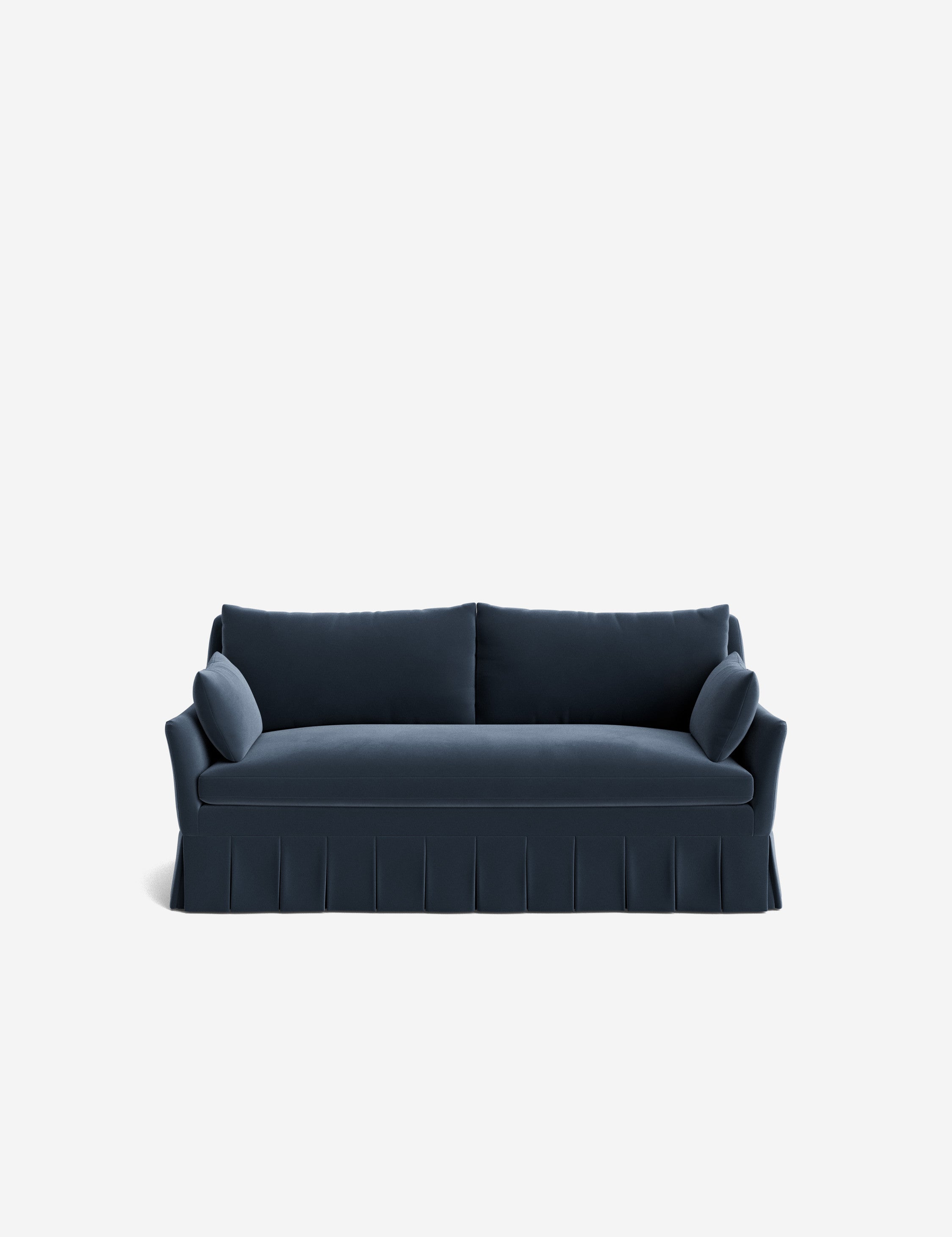 Pavona Pleated Sofa | Transitional Style, Slope-Arm Design