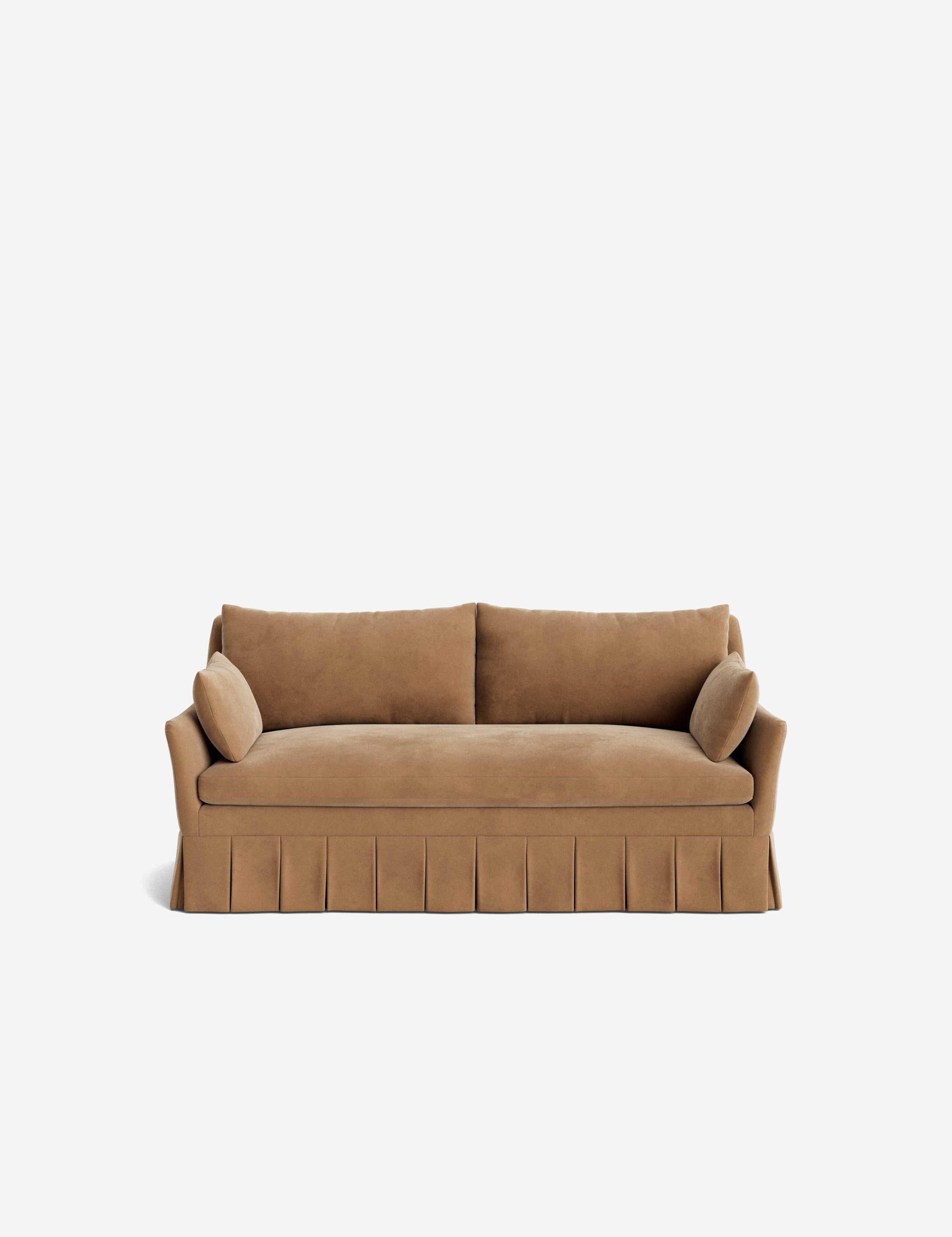 Pavona Pleated Sofa | Transitional Style, Slope-Arm Design