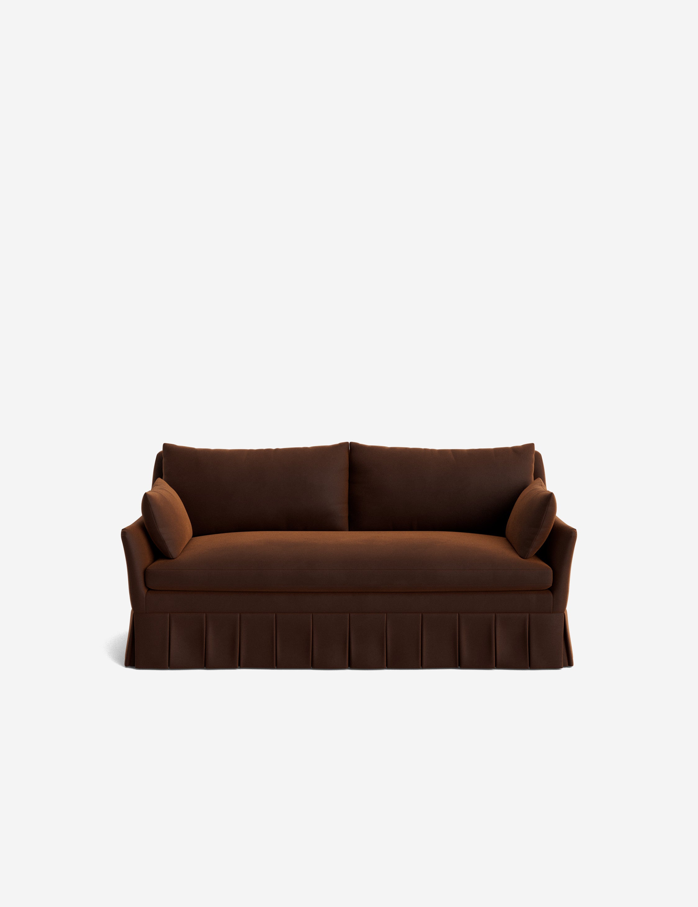 Pavona Pleated Sofa | Transitional Style, Slope-Arm Design