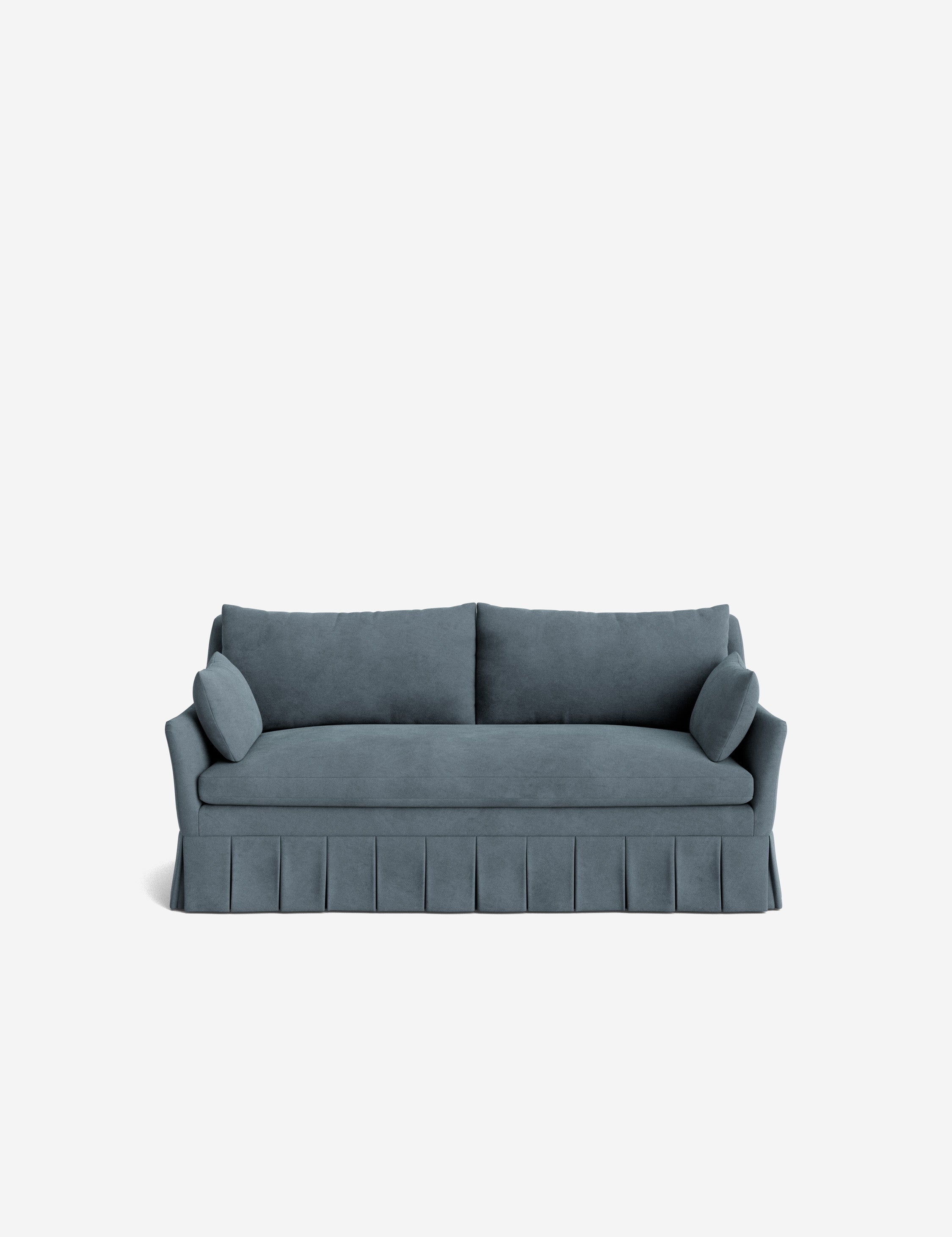 Pavona Pleated Sofa | Transitional Style, Slope-Arm Design