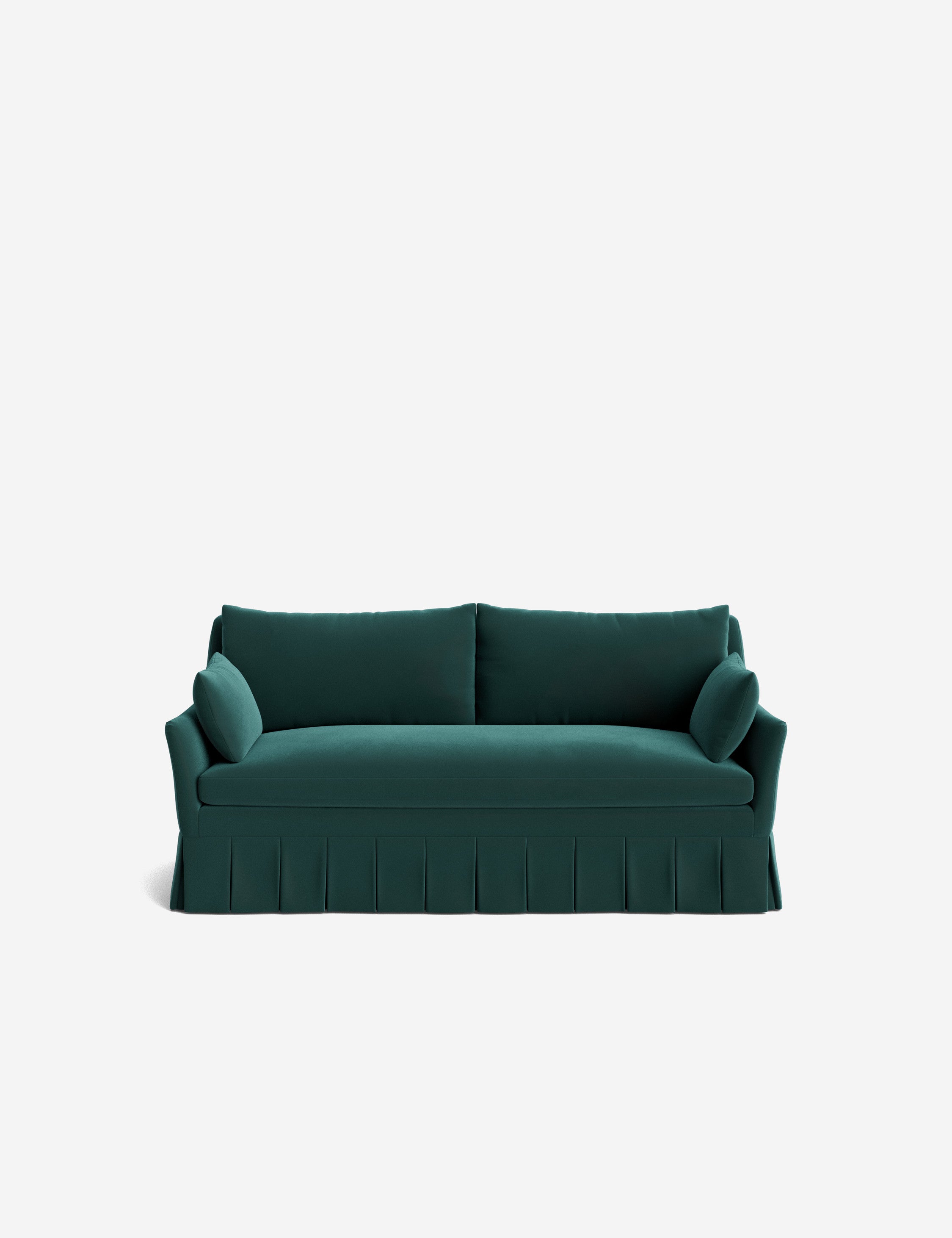 Pavona Pleated Sofa | Transitional Style, Slope-Arm Design