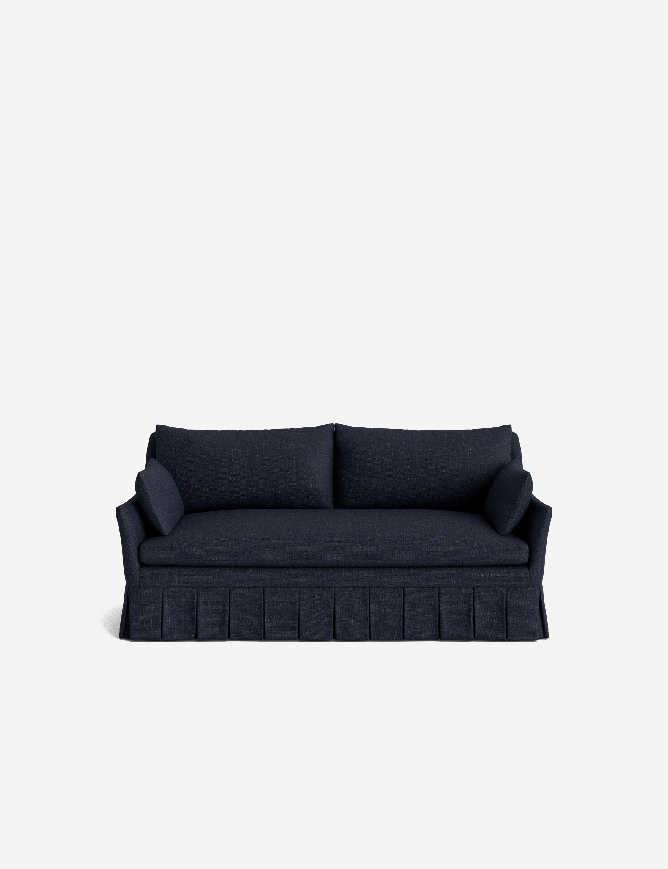 Pavona Pleated Sofa | Transitional Style, Slope-Arm Design