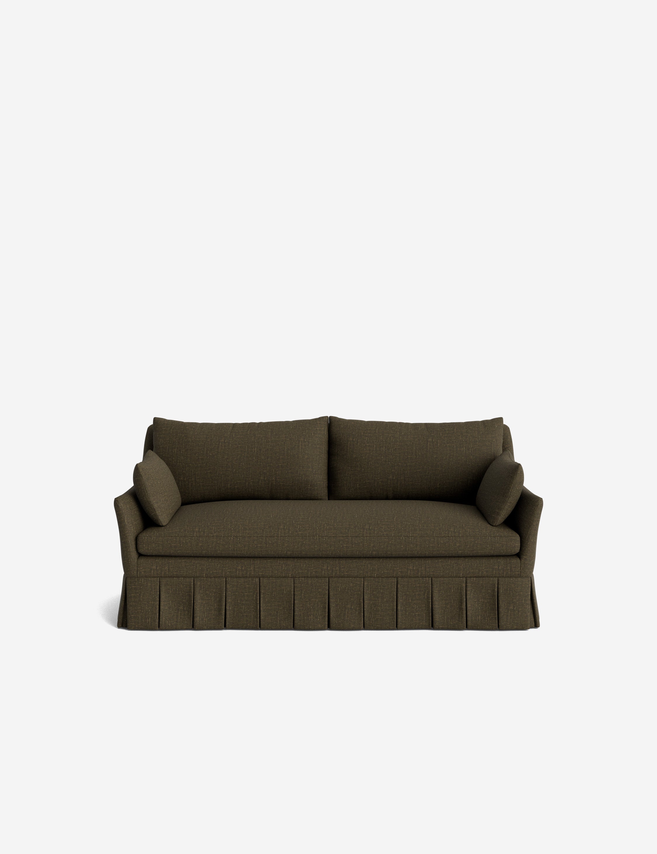 Pavona Pleated Sofa | Transitional Style, Slope-Arm Design