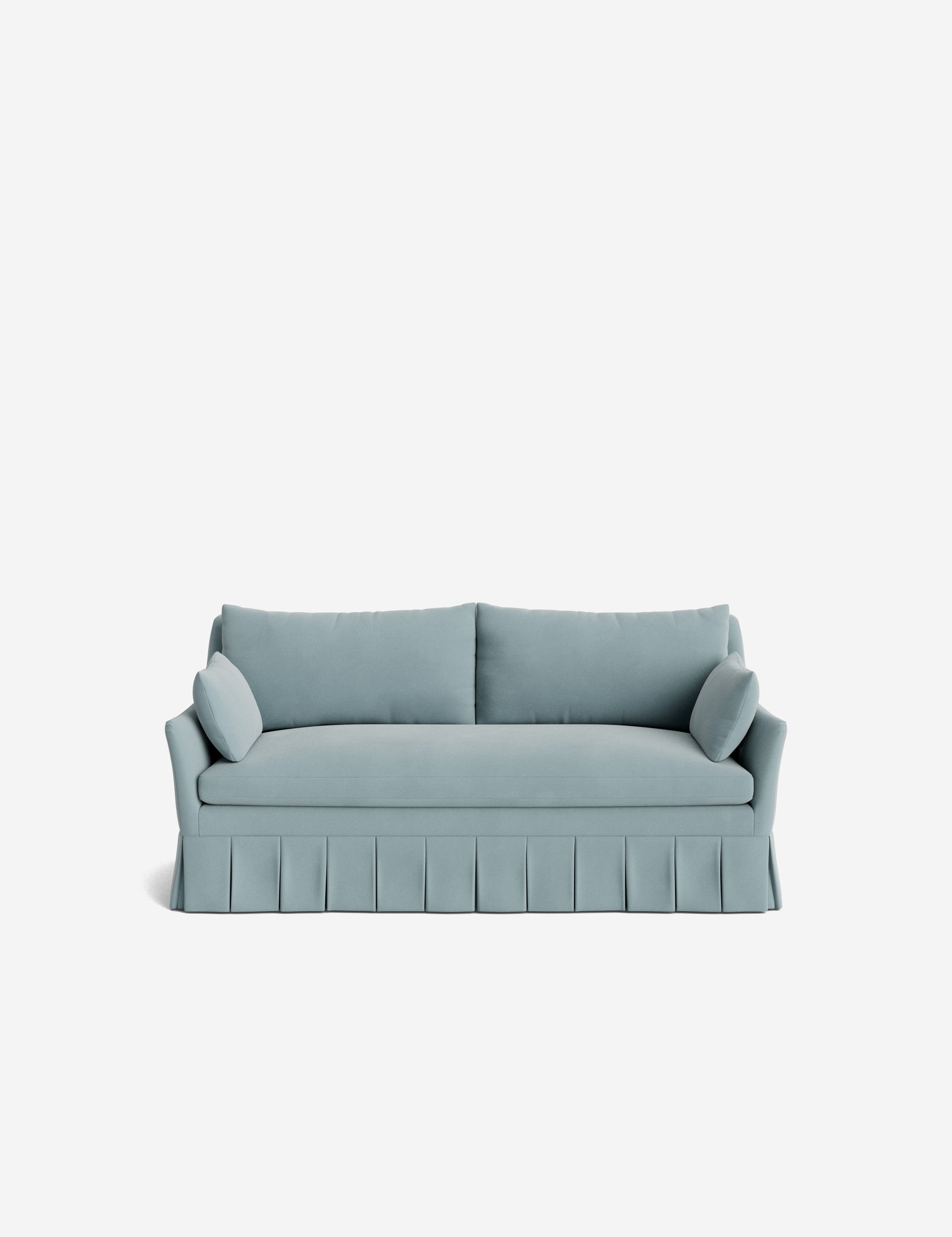 Pavona Pleated Sofa | Transitional Style, Slope-Arm Design