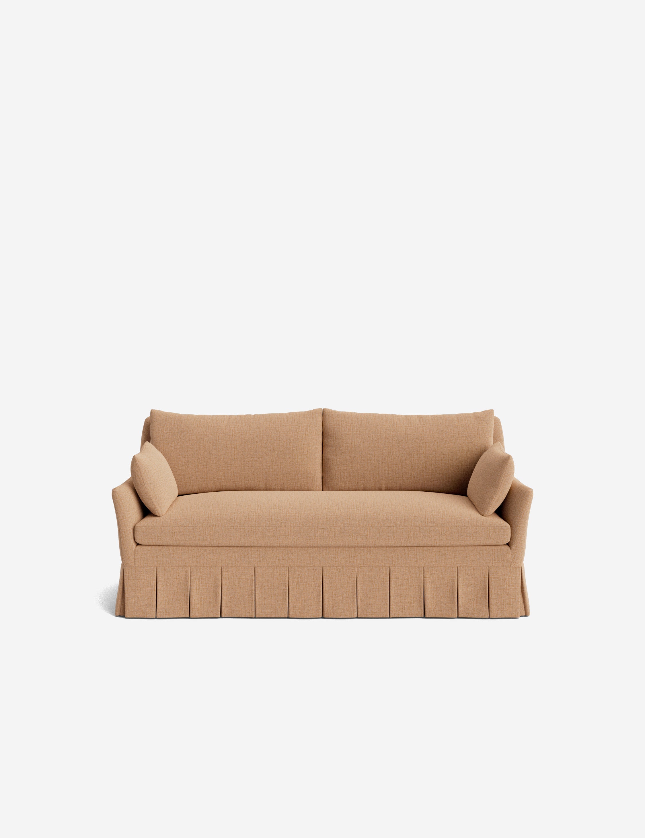 Pavona Pleated Sofa | Transitional Style, Slope-Arm Design