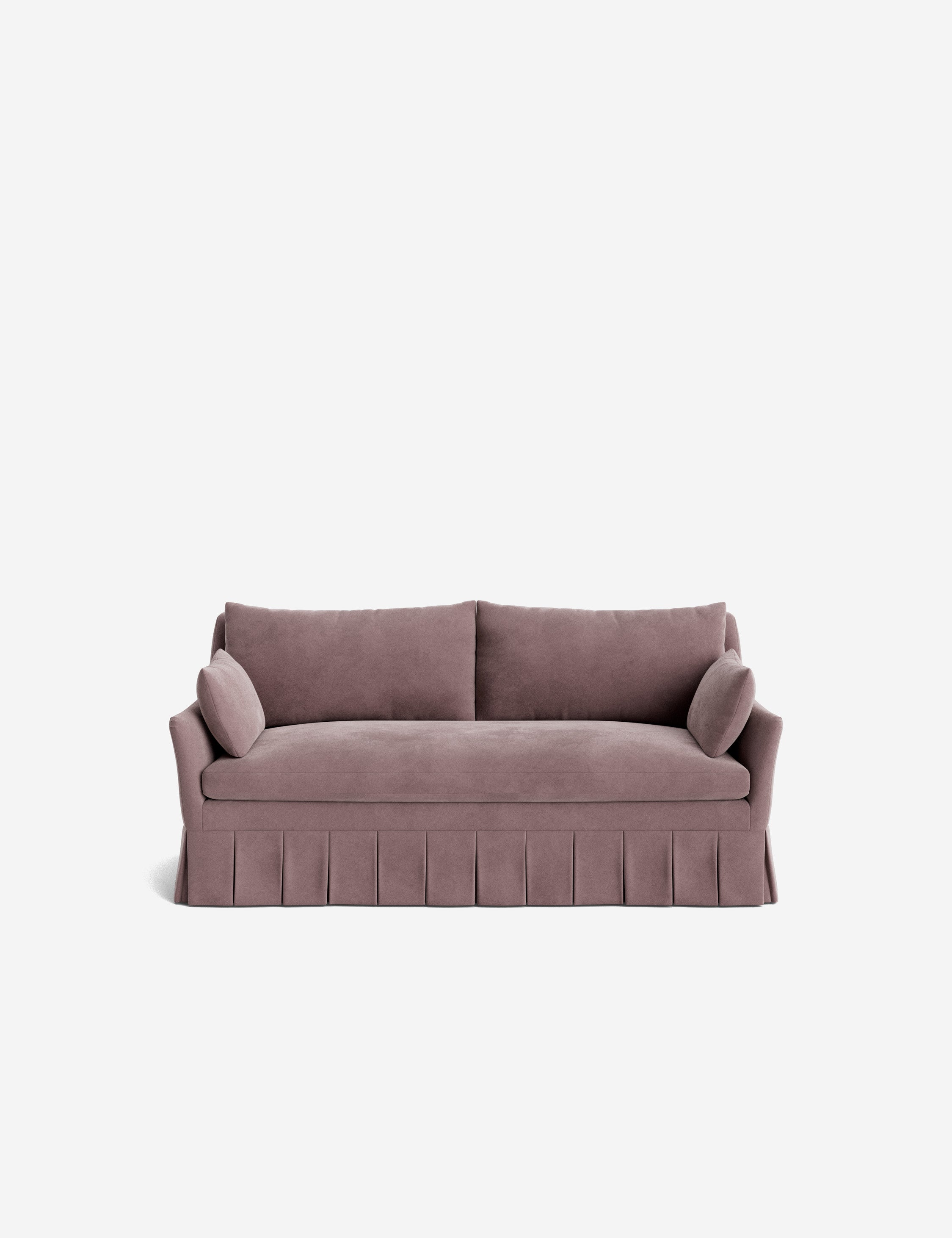Pavona Pleated Sofa | Transitional Style, Slope-Arm Design