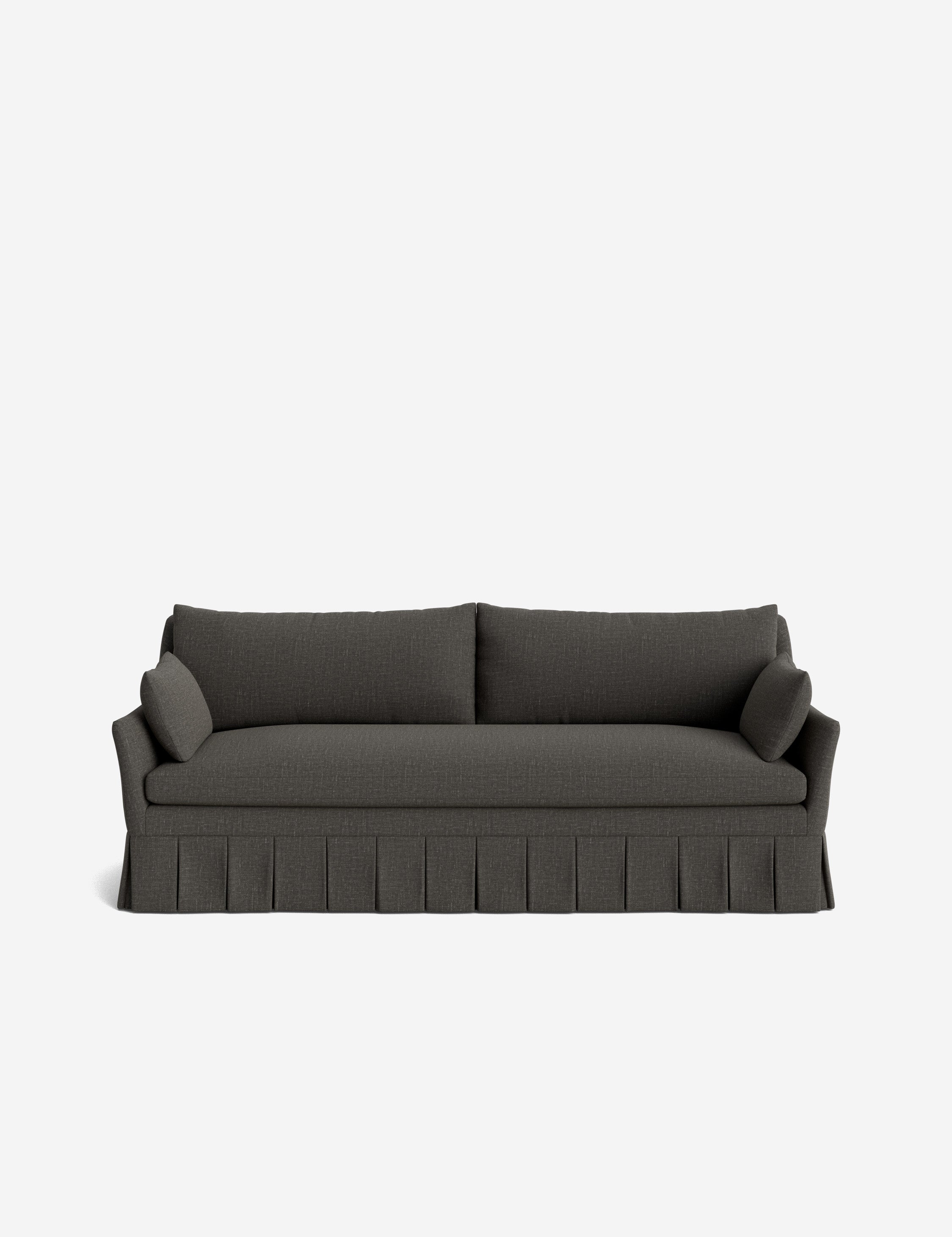 Pavona Pleated Sofa | Transitional Style, Slope-Arm Design