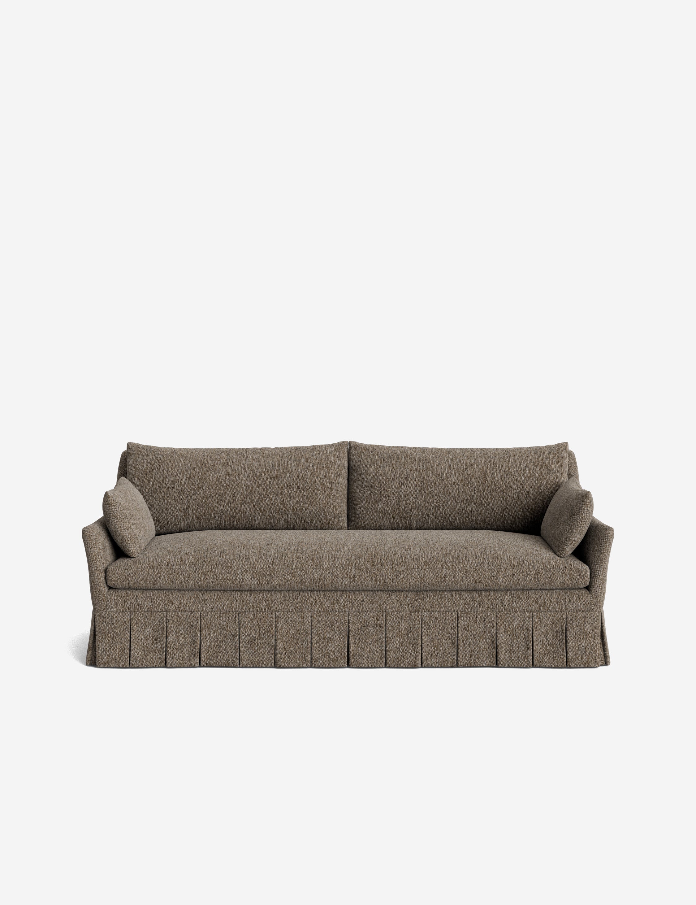 Pavona Pleated Sofa | Transitional Style, Slope-Arm Design