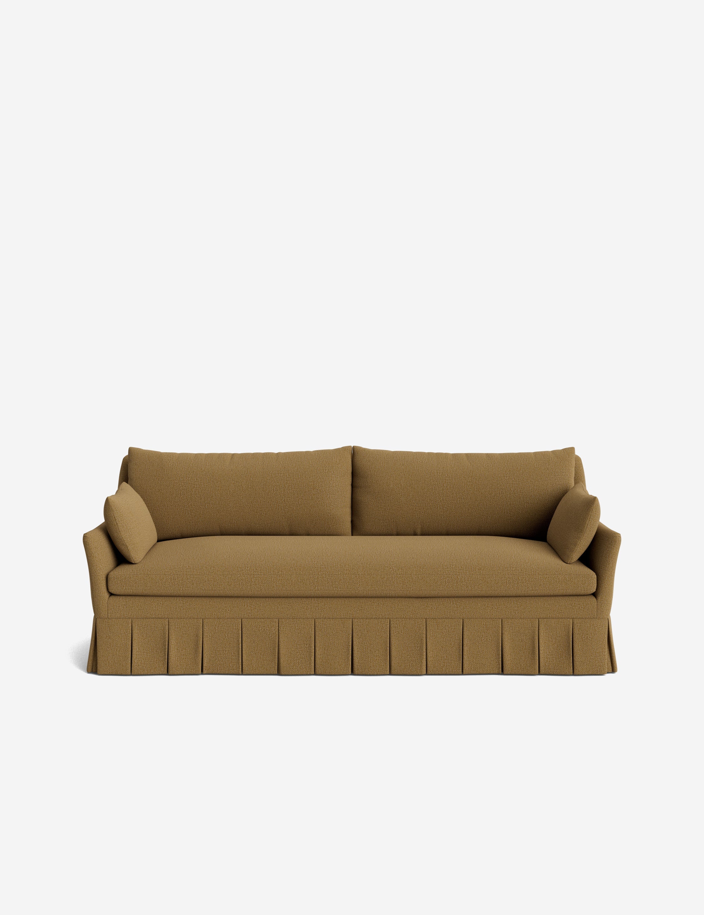 Pavona Pleated Sofa | Transitional Style, Slope-Arm Design