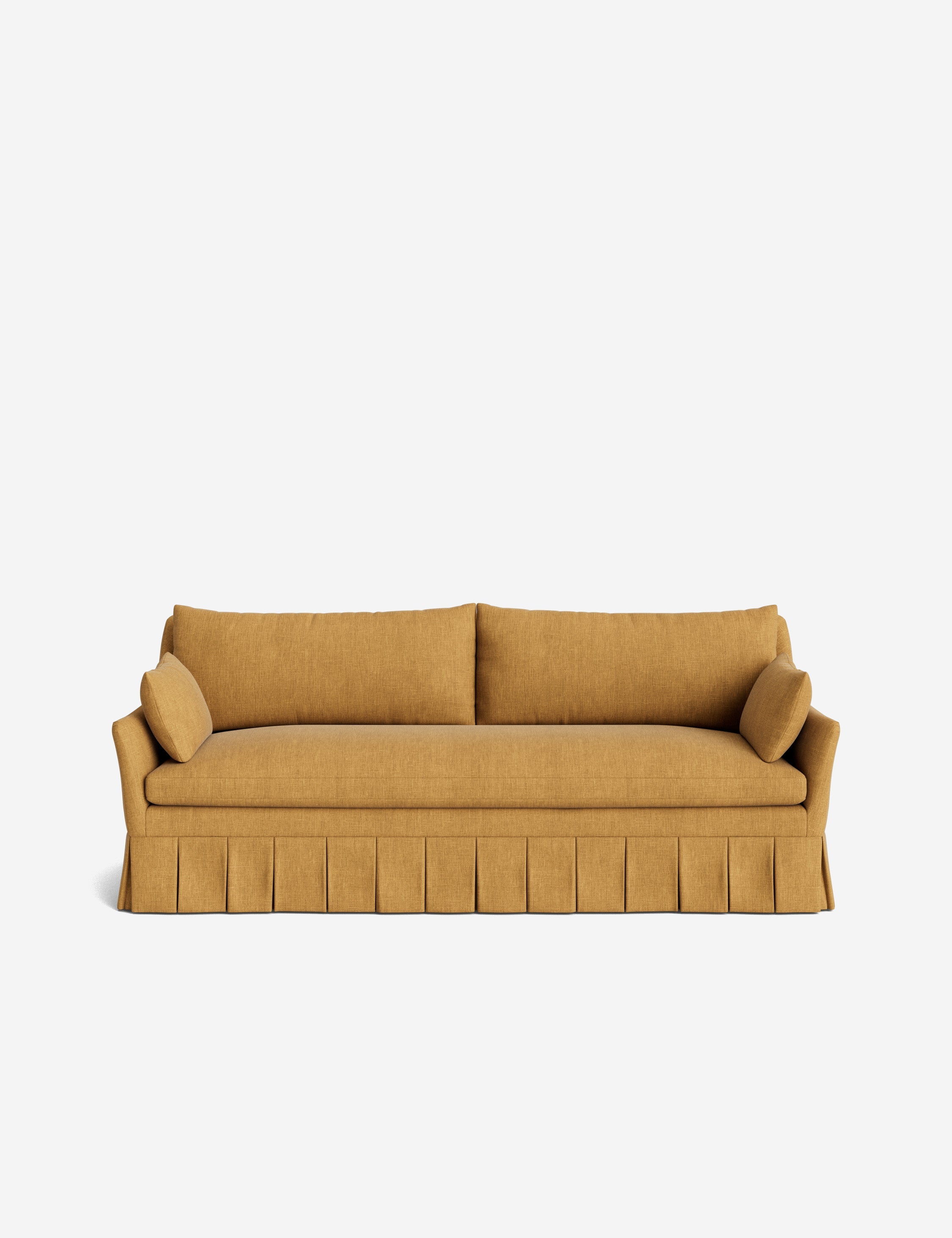Pavona Pleated Sofa | Transitional Style, Slope-Arm Design