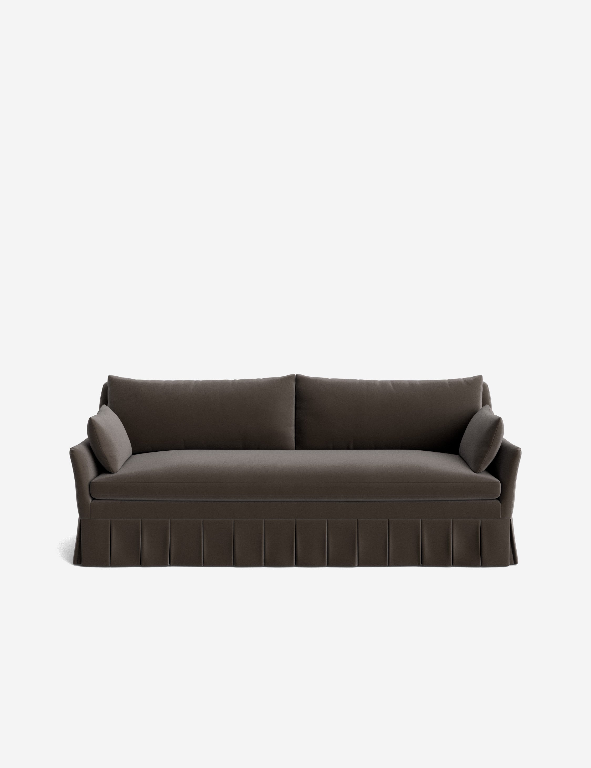 Pavona Pleated Sofa | Transitional Style, Slope-Arm Design