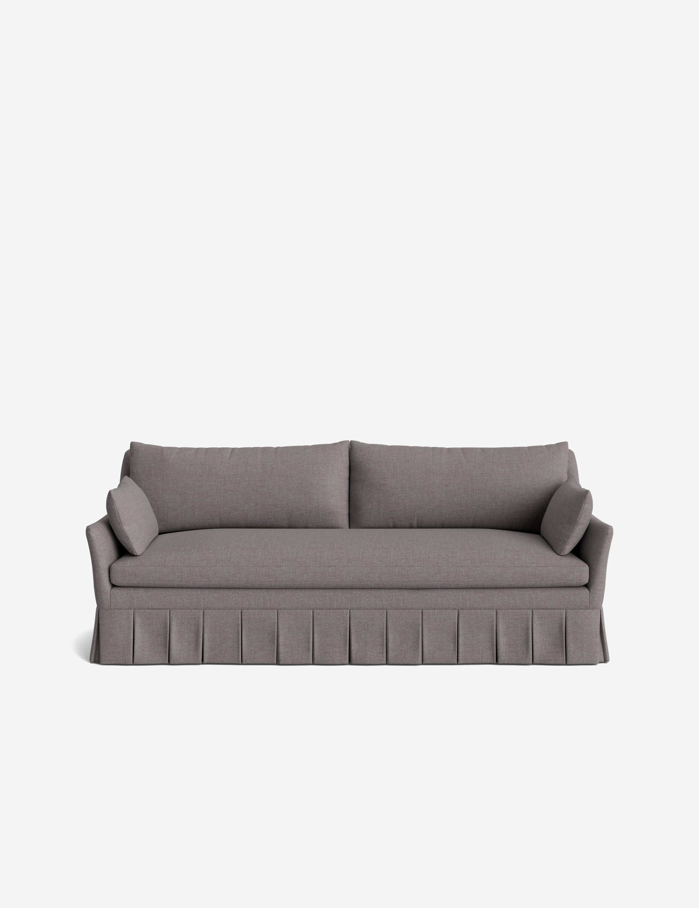 Pavona Pleated Sofa | Transitional Style, Slope-Arm Design