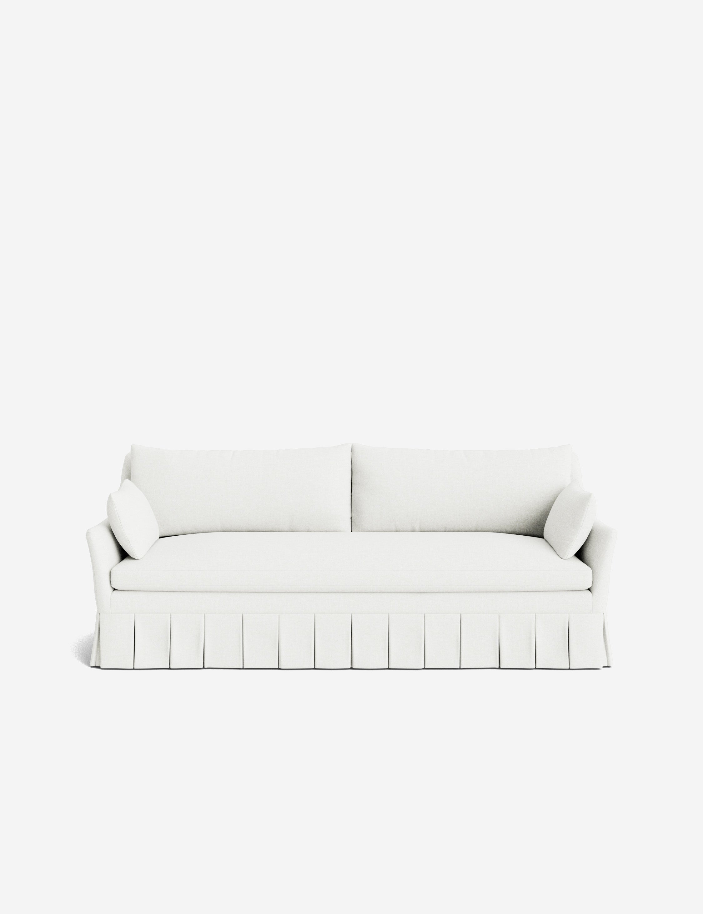 Pavona Pleated Sofa | Transitional Style, Slope-Arm Design