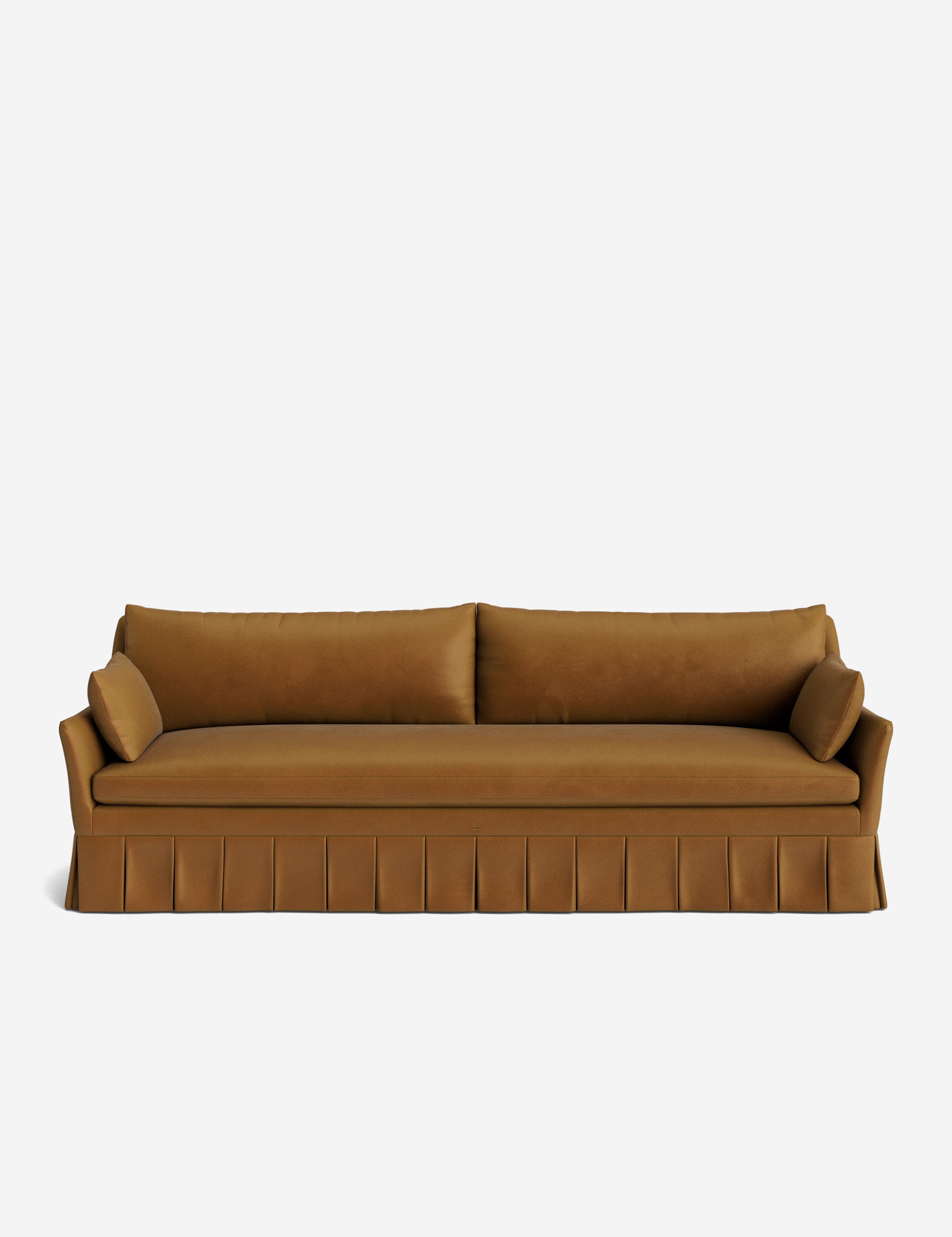 Pavona Pleated Sofa | Transitional Style, Slope-Arm Design