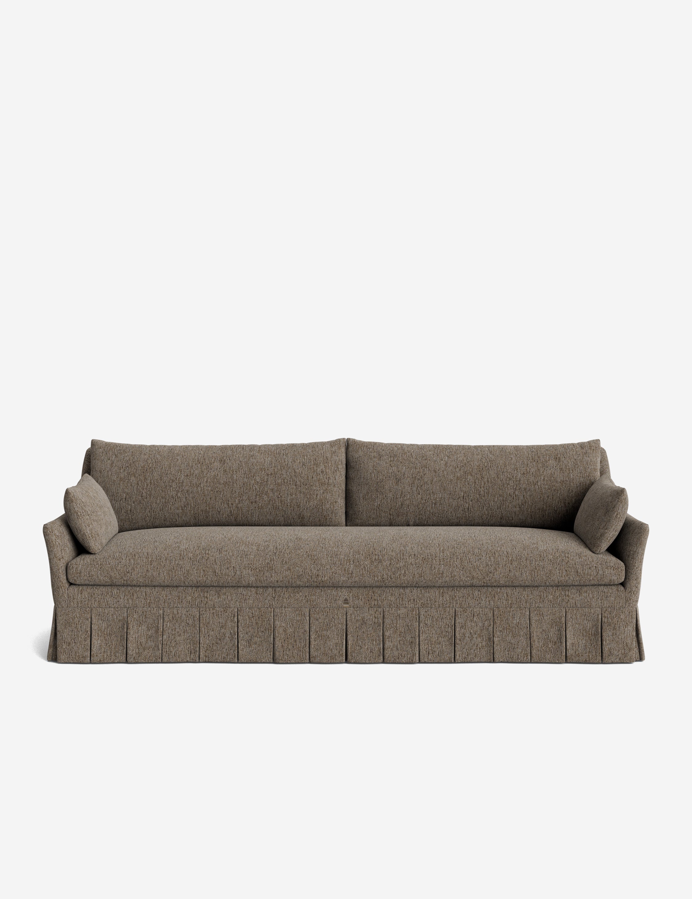 Pavona Pleated Sofa | Transitional Style, Slope-Arm Design