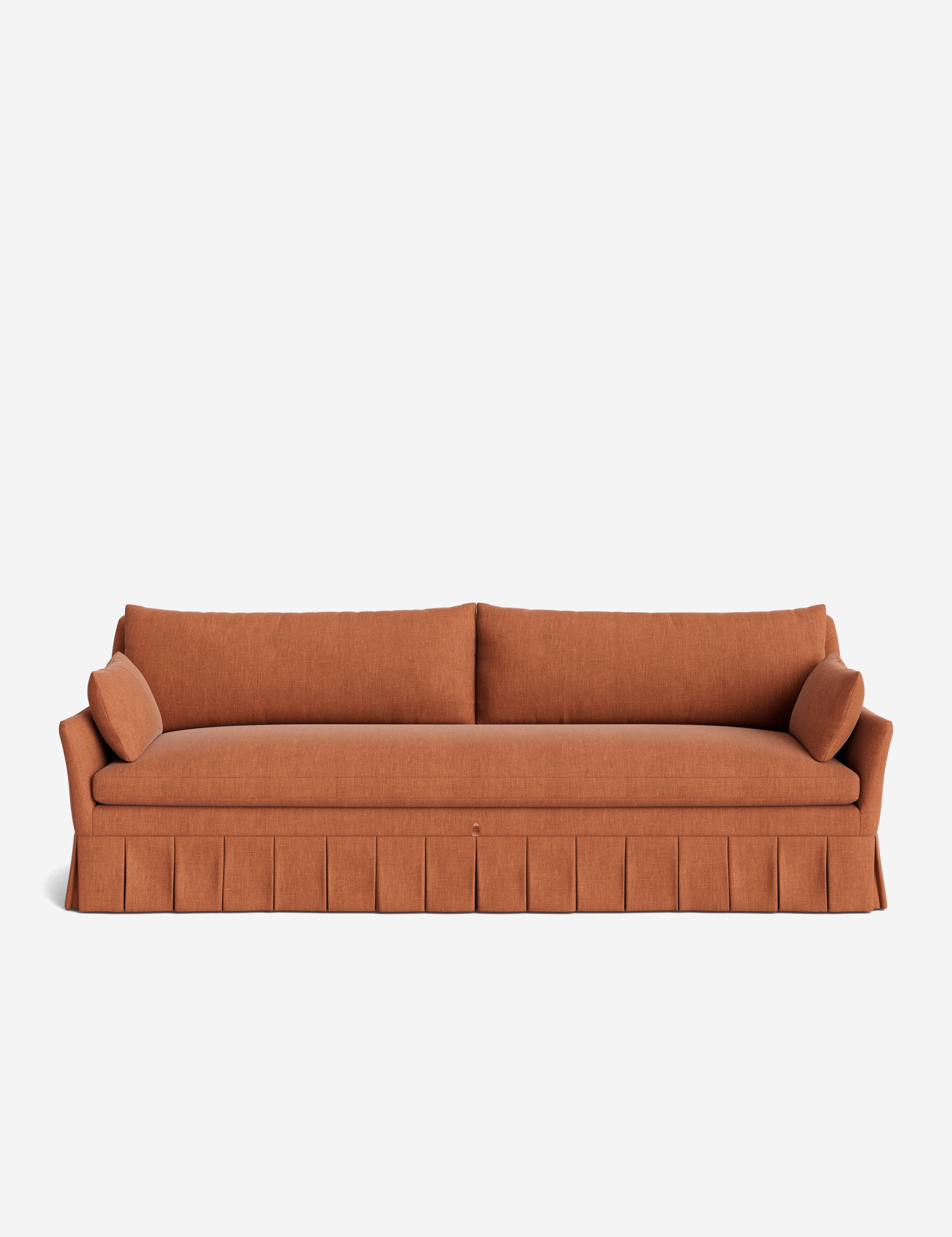 Pavona Pleated Sofa | Transitional Style, Slope-Arm Design