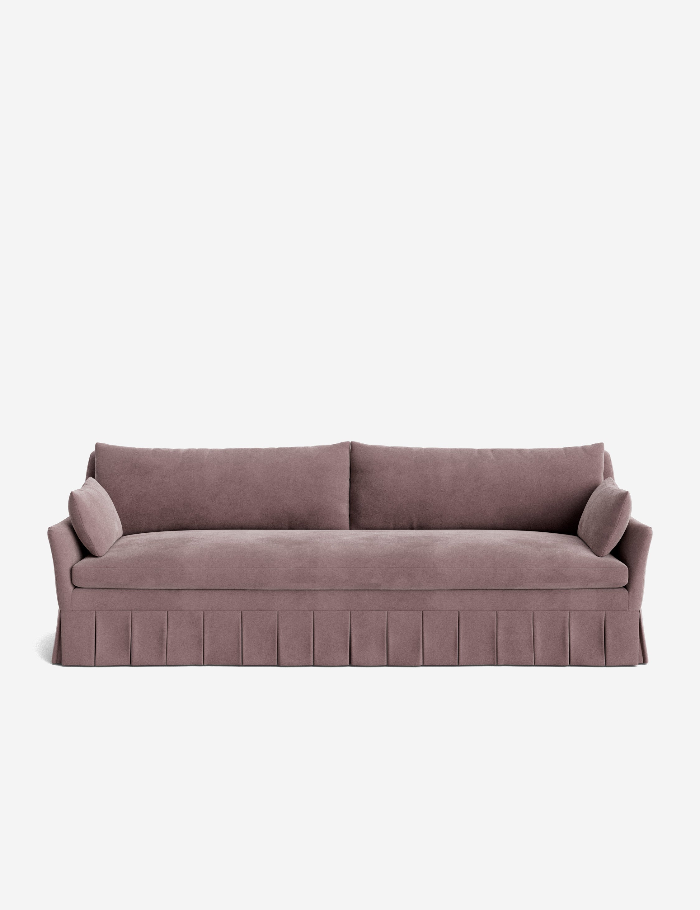 Pavona Pleated Sofa | Transitional Style, Slope-Arm Design
