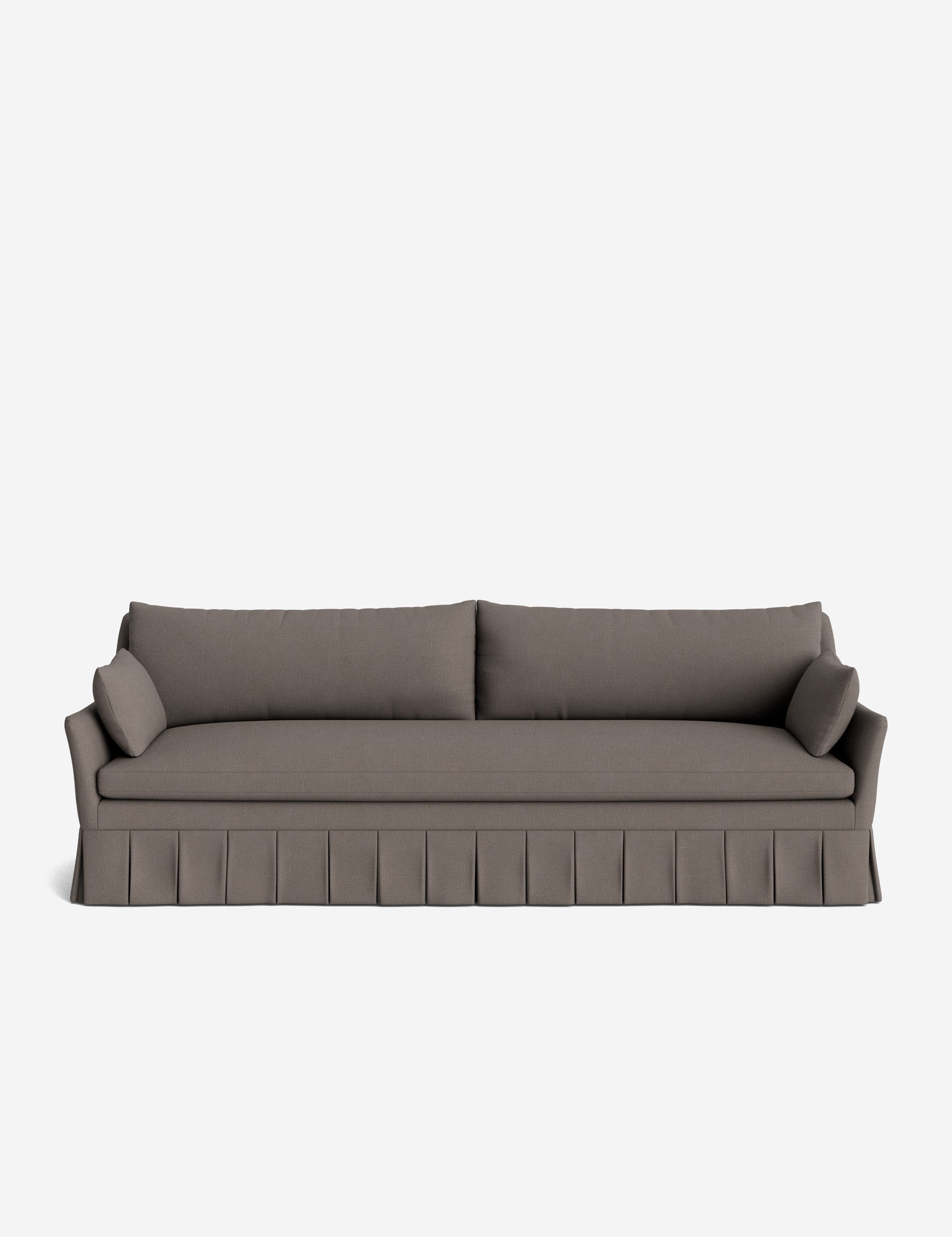 Pavona Pleated Sofa | Transitional Style, Slope-Arm Design