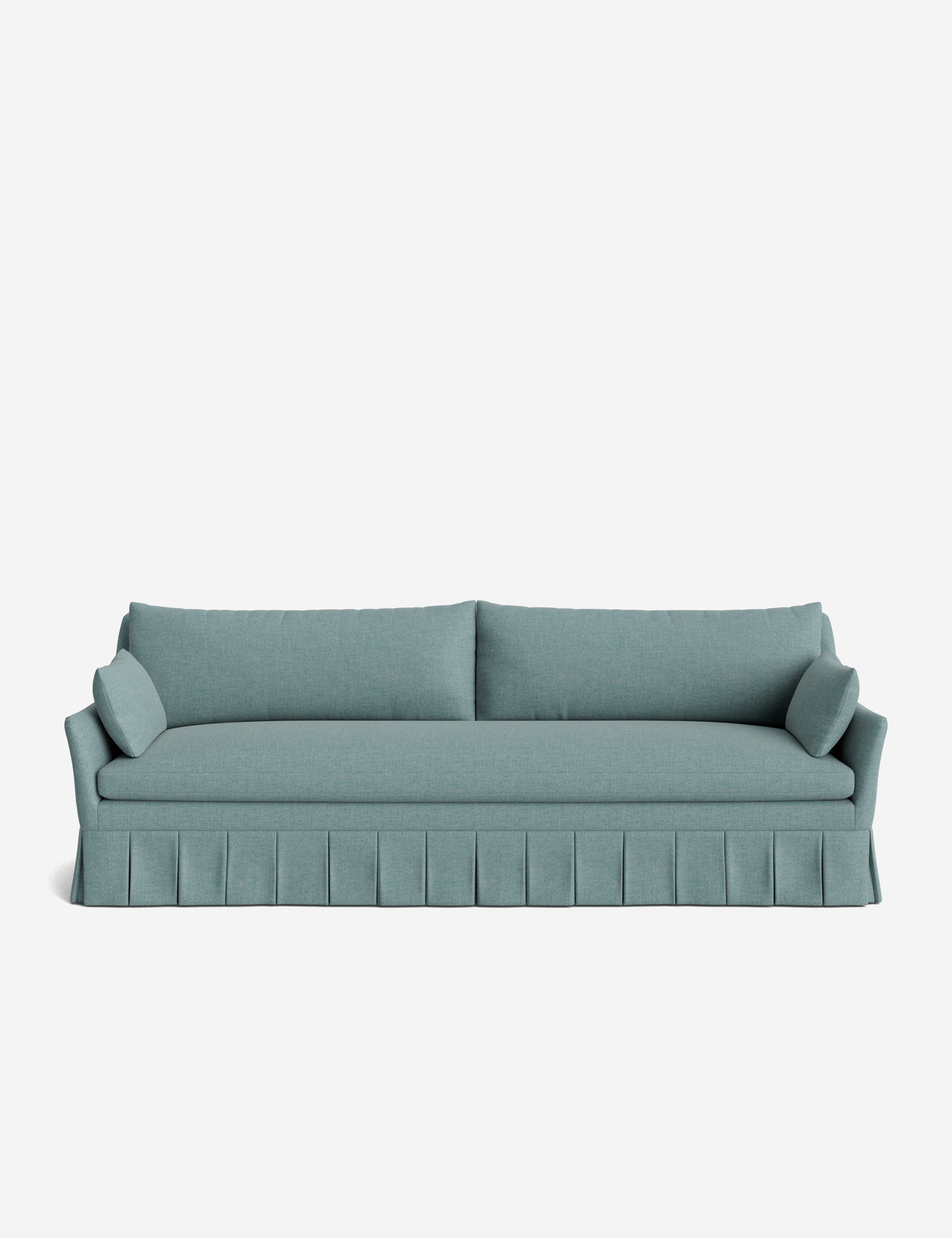 Pavona Pleated Sofa | Transitional Style, Slope-Arm Design