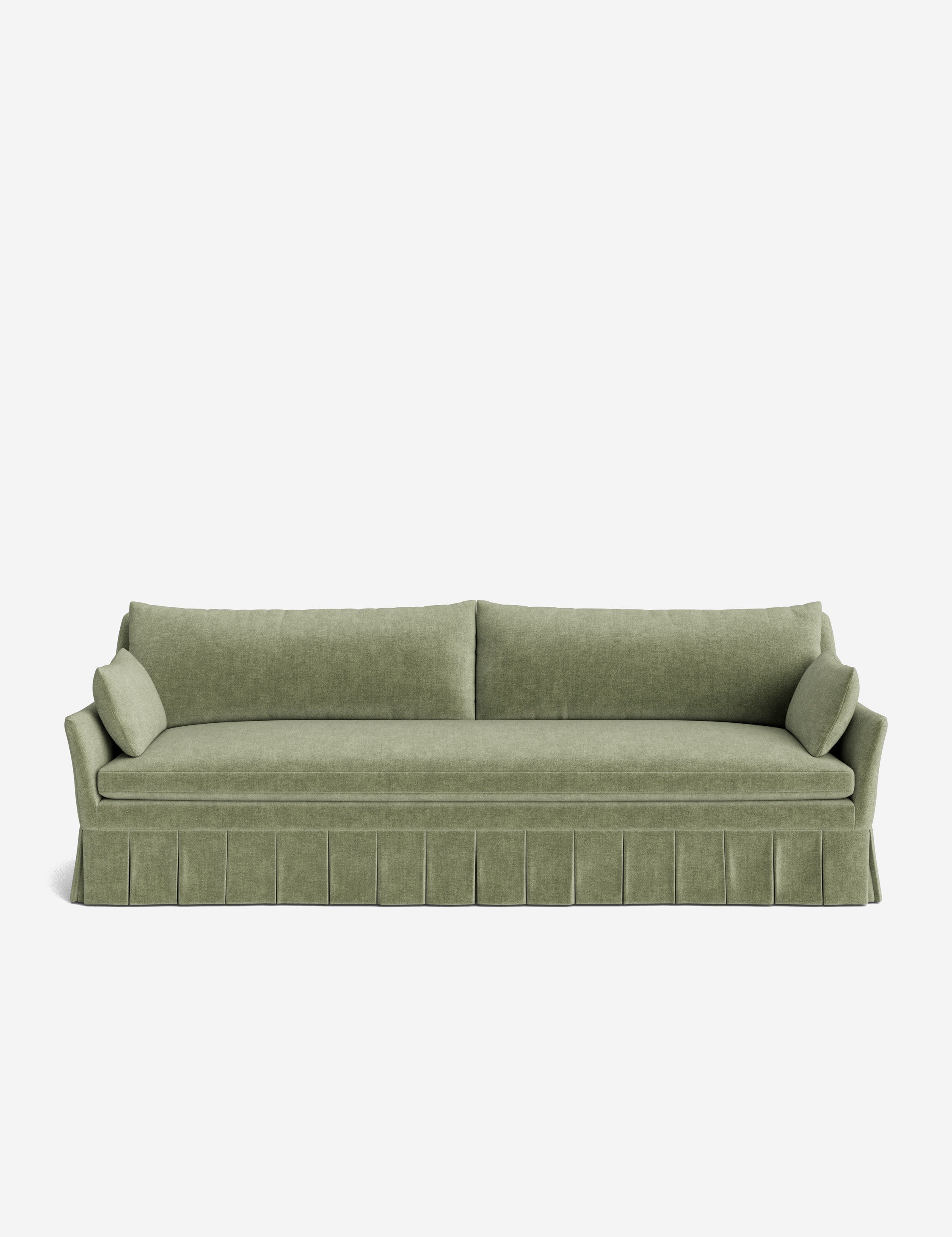 Pavona Pleated Sofa | Transitional Style, Slope-Arm Design