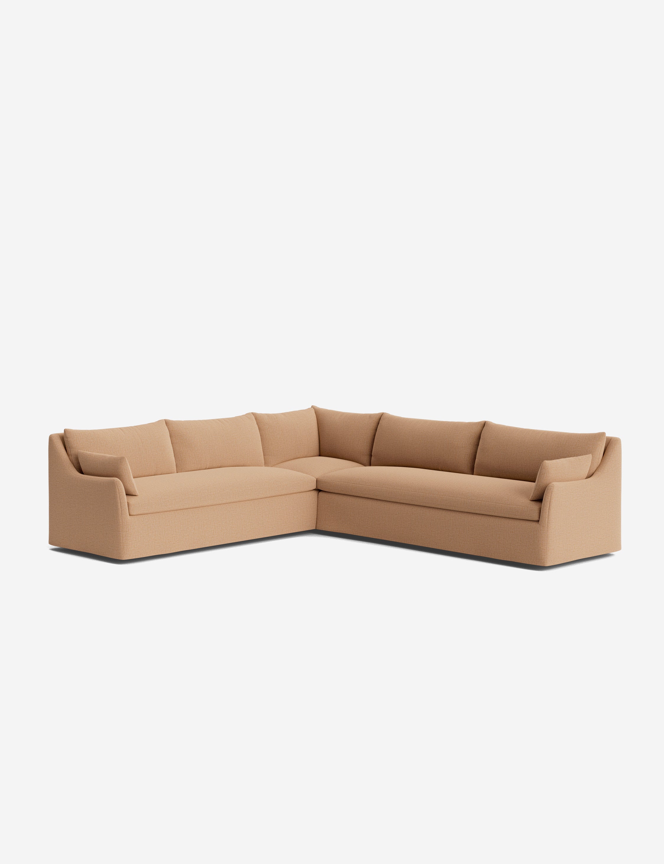Palia Corner Sectional Sofa | Slipcover-Style, Slope-Arm Design