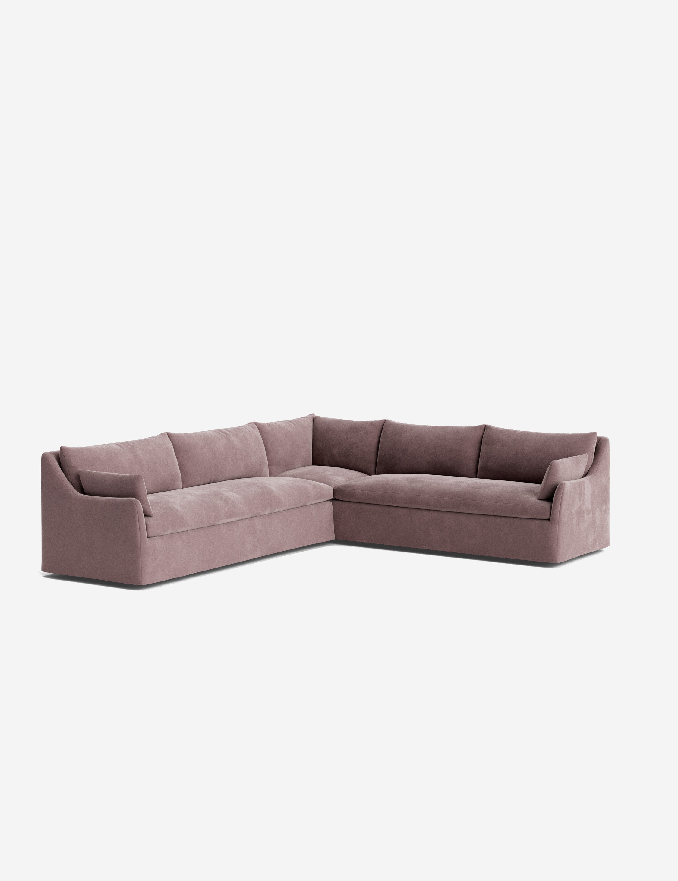 Palia Corner Sectional Sofa | Slipcover-Style, Slope-Arm Design