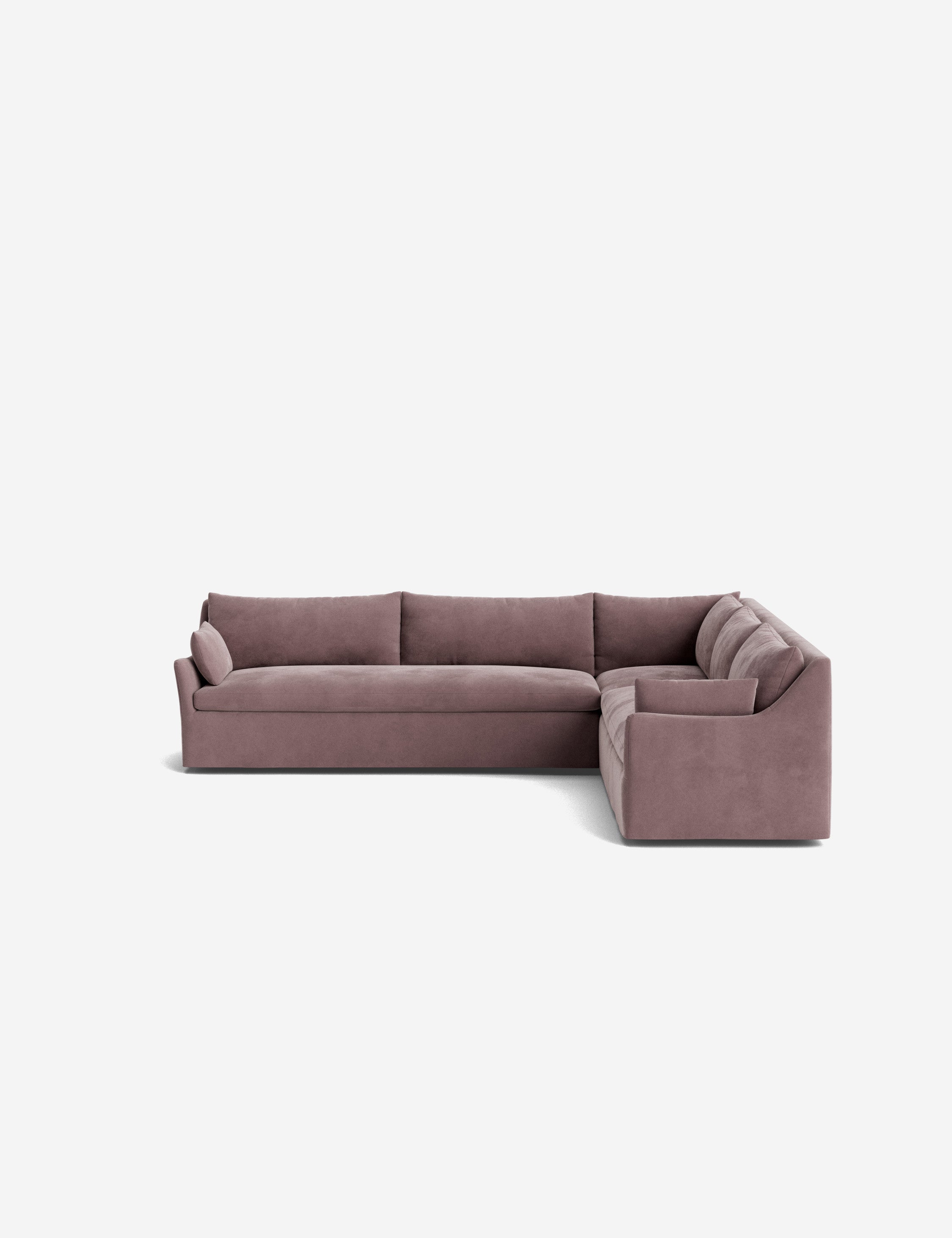 Palia Corner Sectional Sofa | Slipcover-Style, Slope-Arm Design