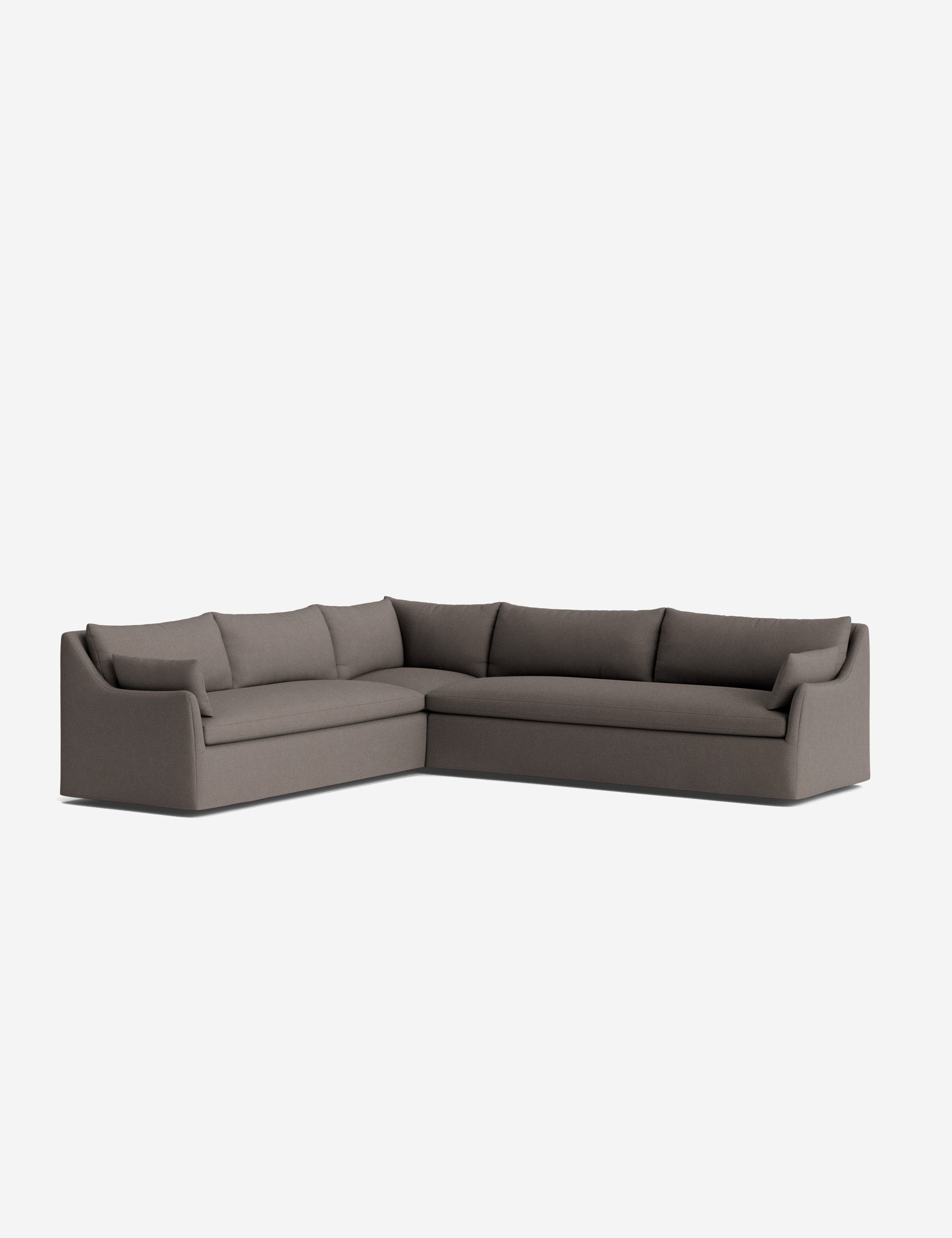 Palia Corner Sectional Sofa | Slipcover-Style, Slope-Arm Design