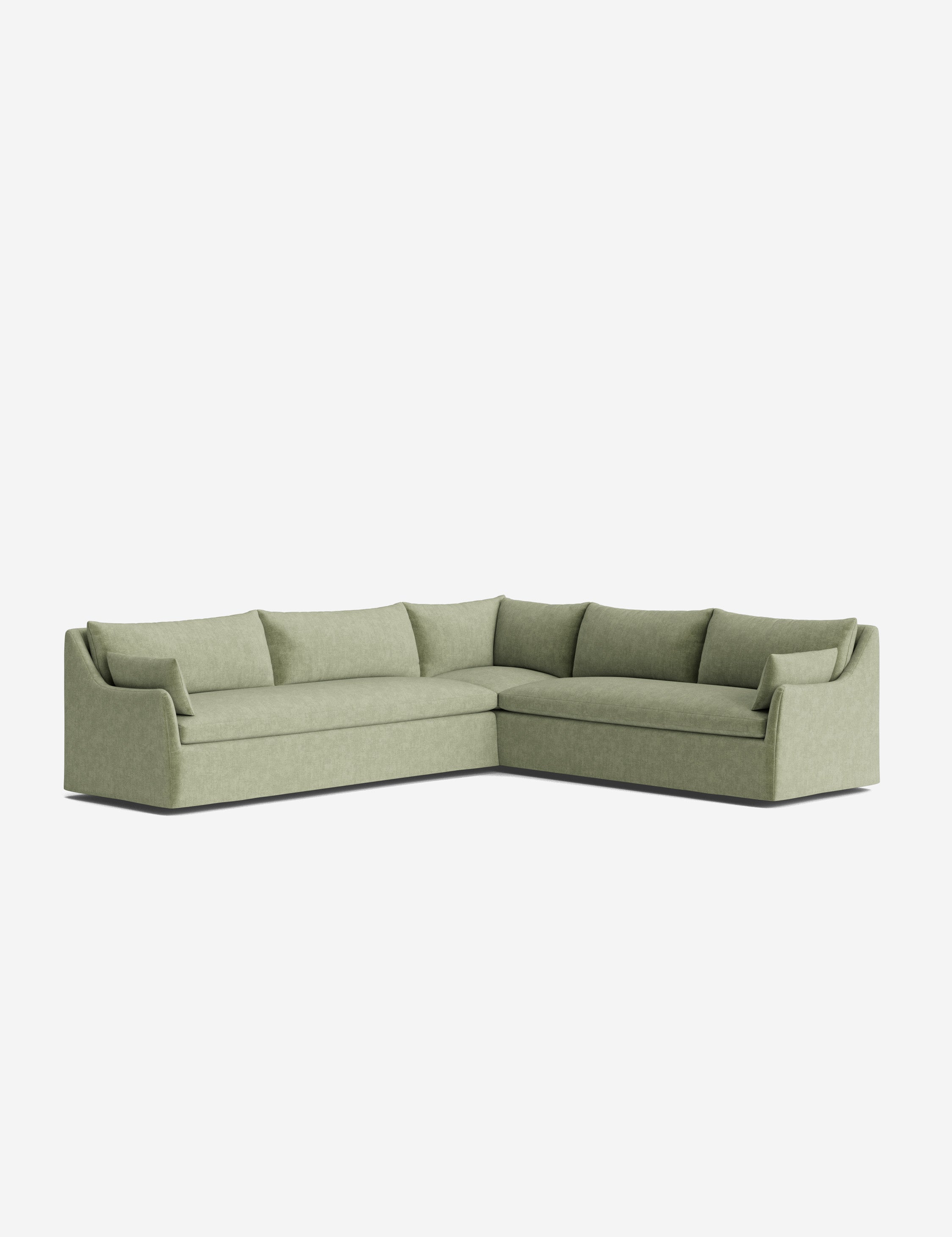 Palia Corner Sectional Sofa | Slipcover-Style, Slope-Arm Design