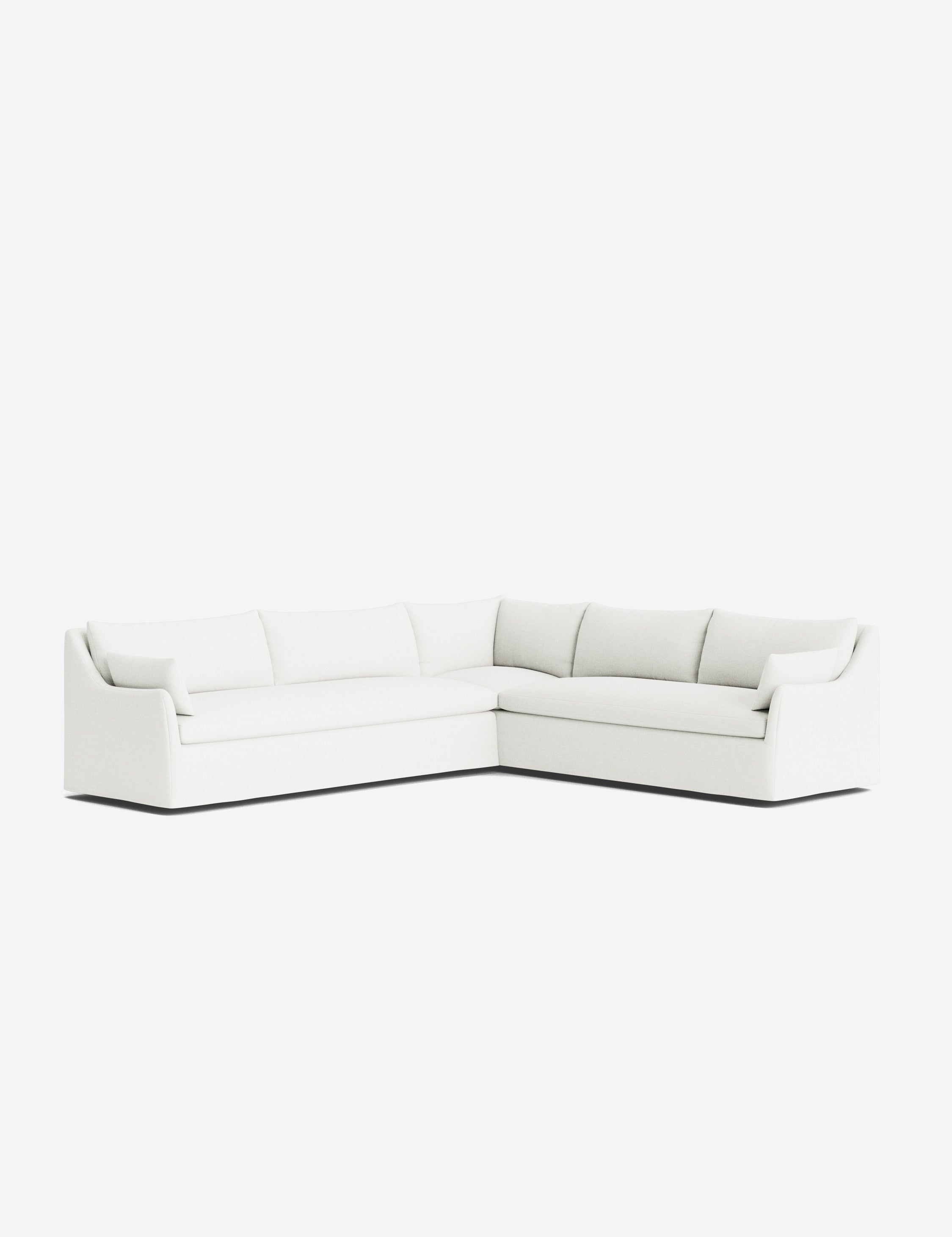 Palia Corner Sectional Sofa | Slipcover-Style, Slope-Arm Design