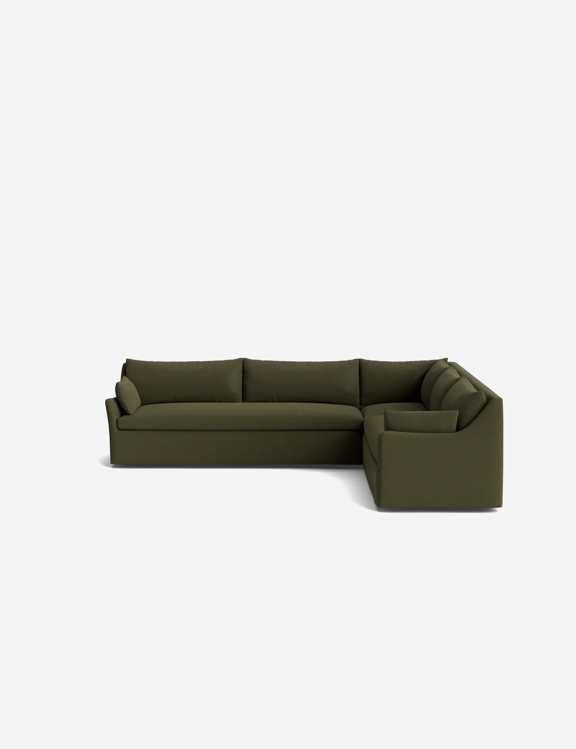 Palia Corner Sectional Sofa | Slipcover-Style, Slope-Arm Design