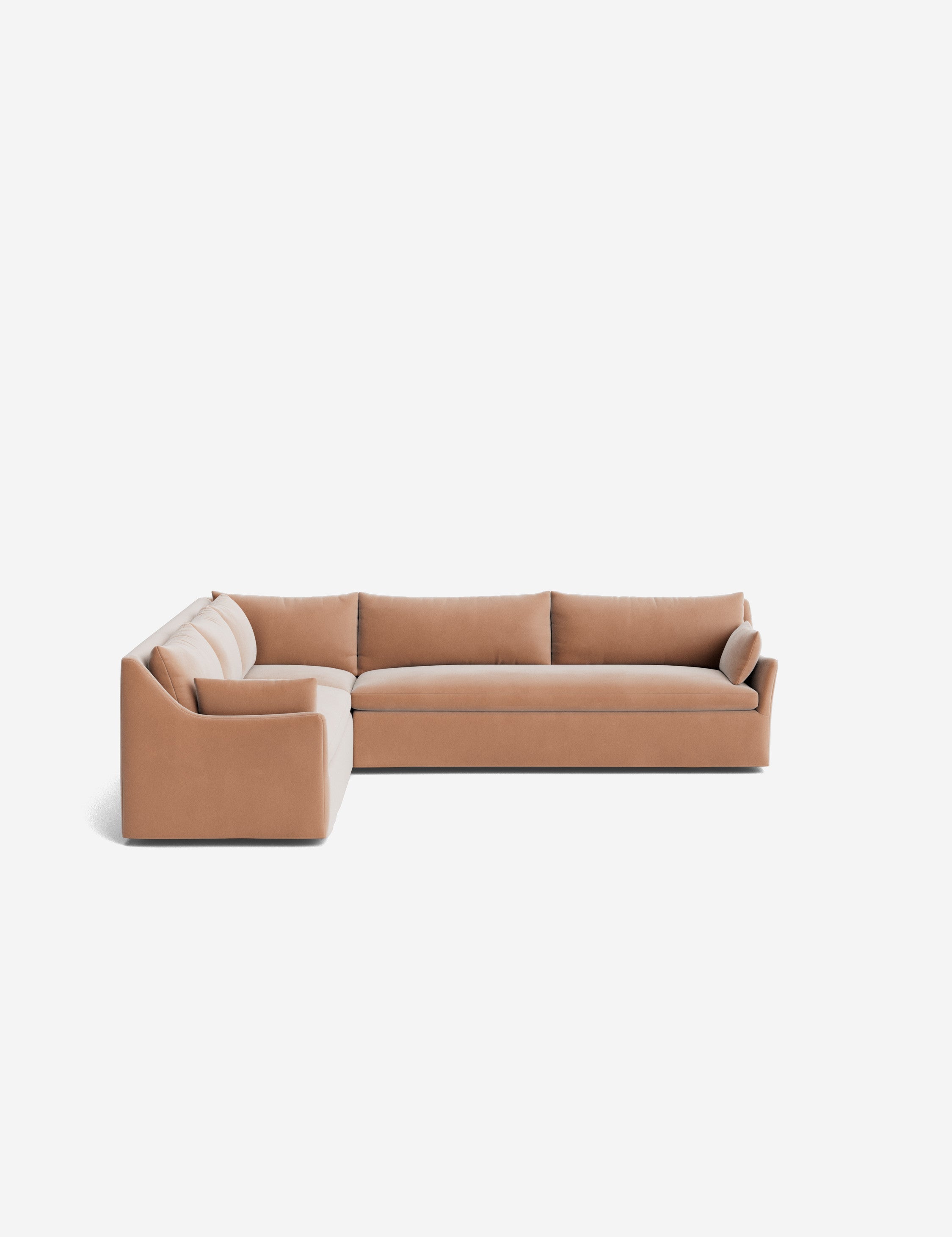 Palia Corner Sectional Sofa | Slipcover-Style, Slope-Arm Design