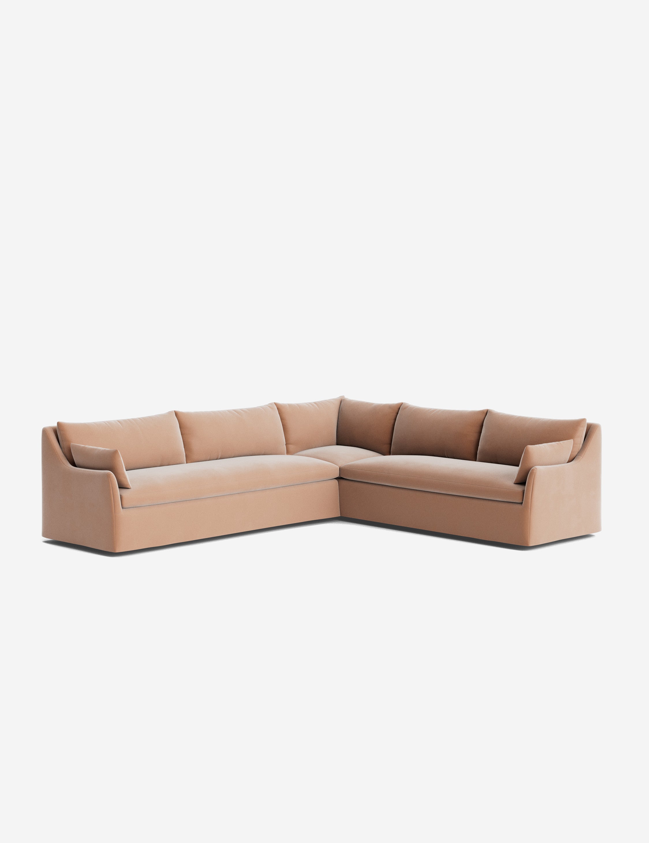 Palia Corner Sectional Sofa | Slipcover-Style, Slope-Arm Design