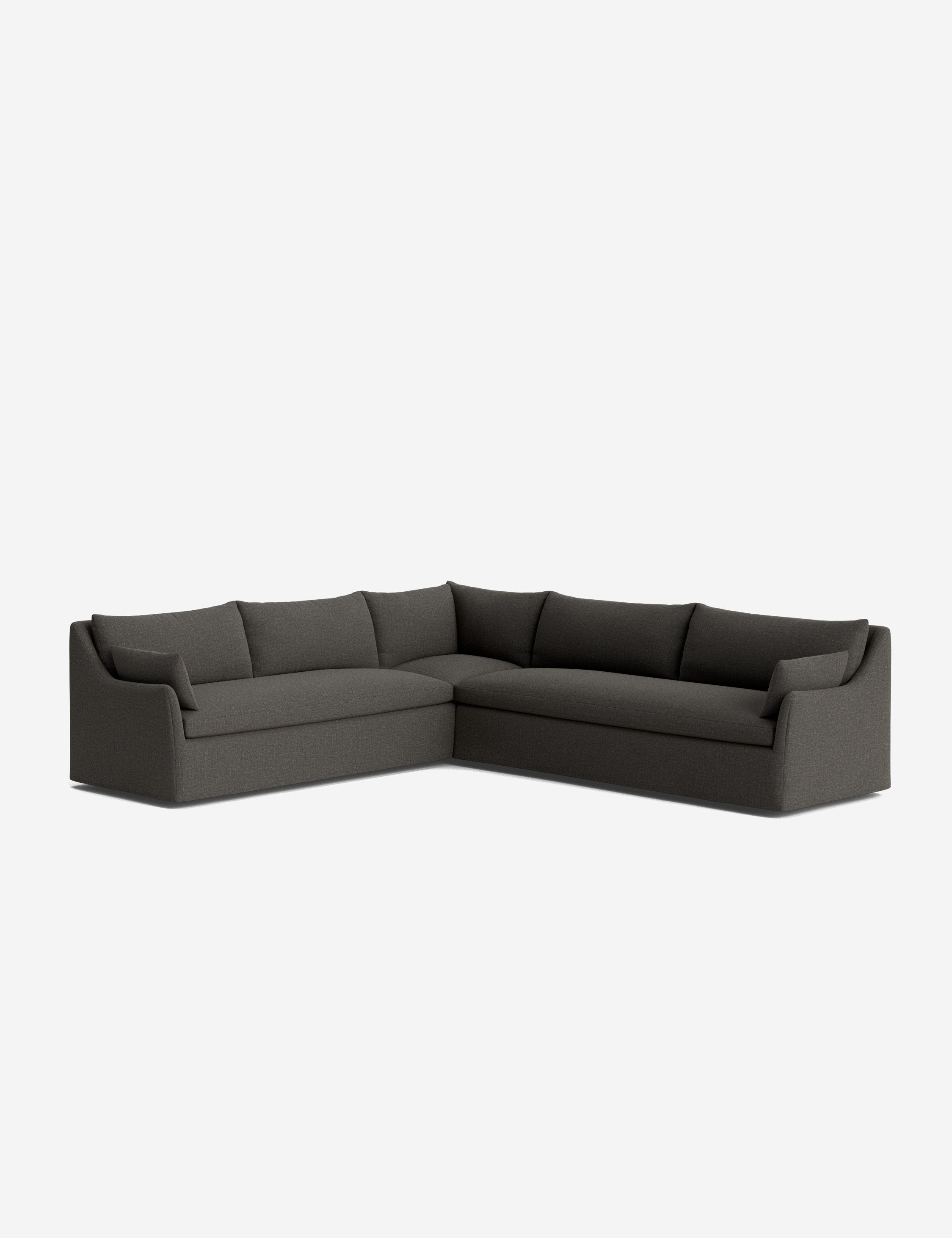 Palia Corner Sectional Sofa | Slipcover-Style, Slope-Arm Design