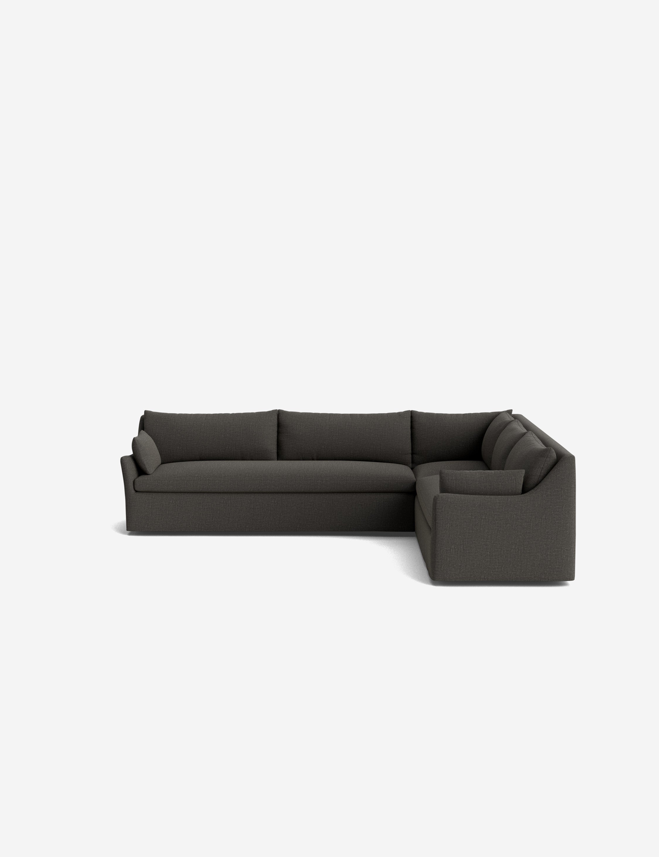 Palia Corner Sectional Sofa | Slipcover-Style, Slope-Arm Design