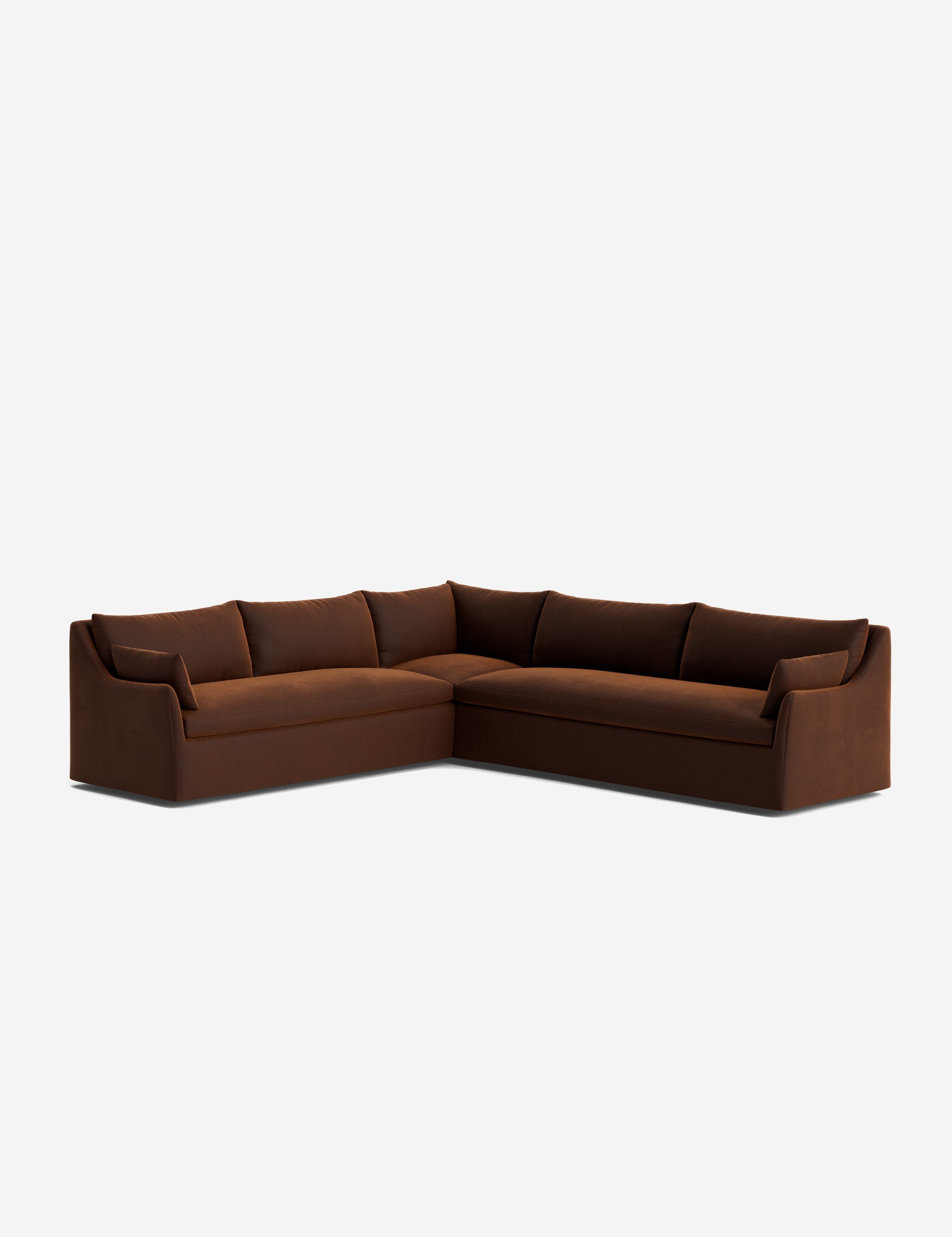 Palia Corner Sectional Sofa | Slipcover-Style, Slope-Arm Design