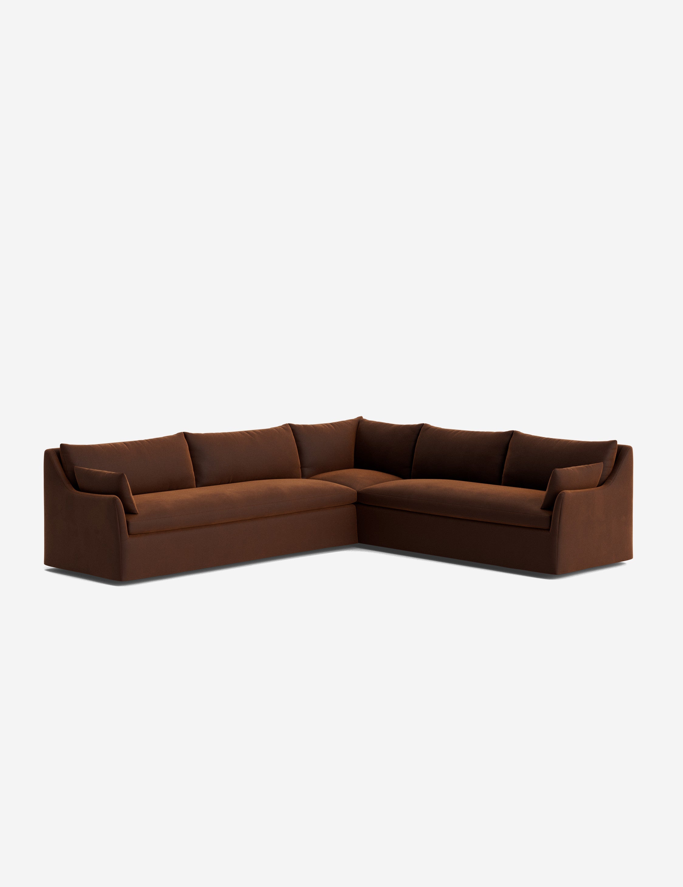 Palia Corner Sectional Sofa | Slipcover-Style, Slope-Arm Design