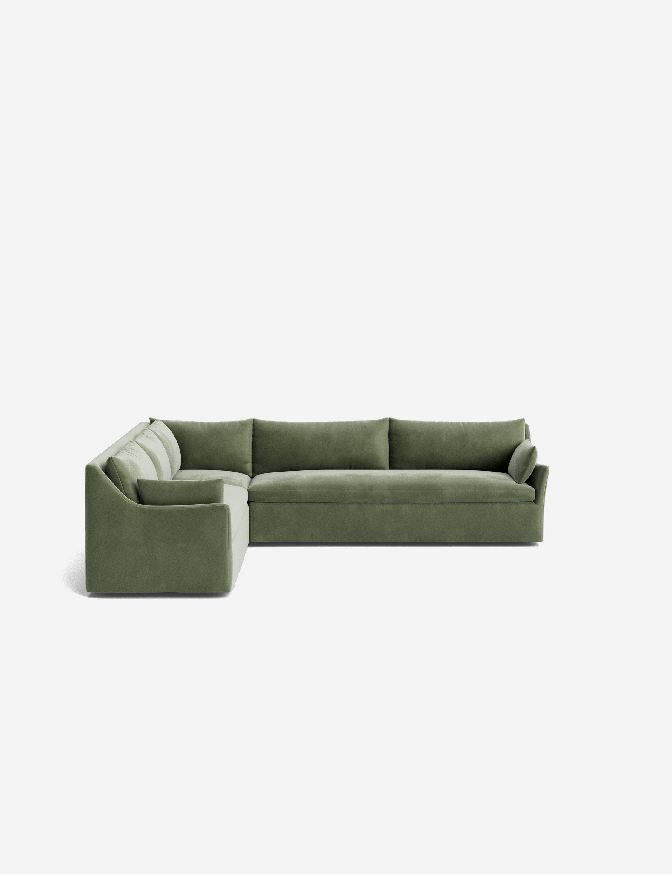 Palia Corner Sectional Sofa | Slipcover-Style, Slope-Arm Design