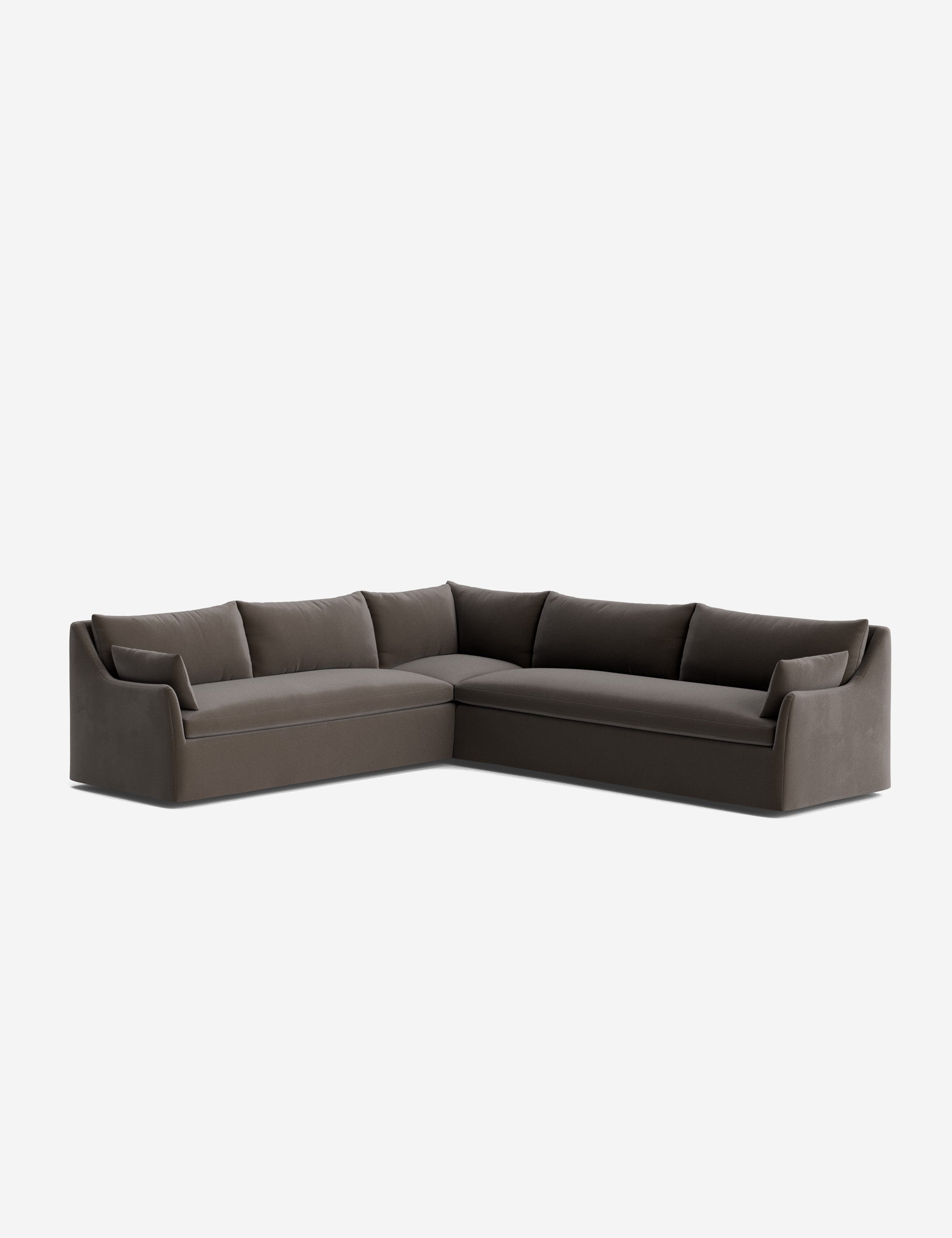 Palia Corner Sectional Sofa | Slipcover-Style, Slope-Arm Design