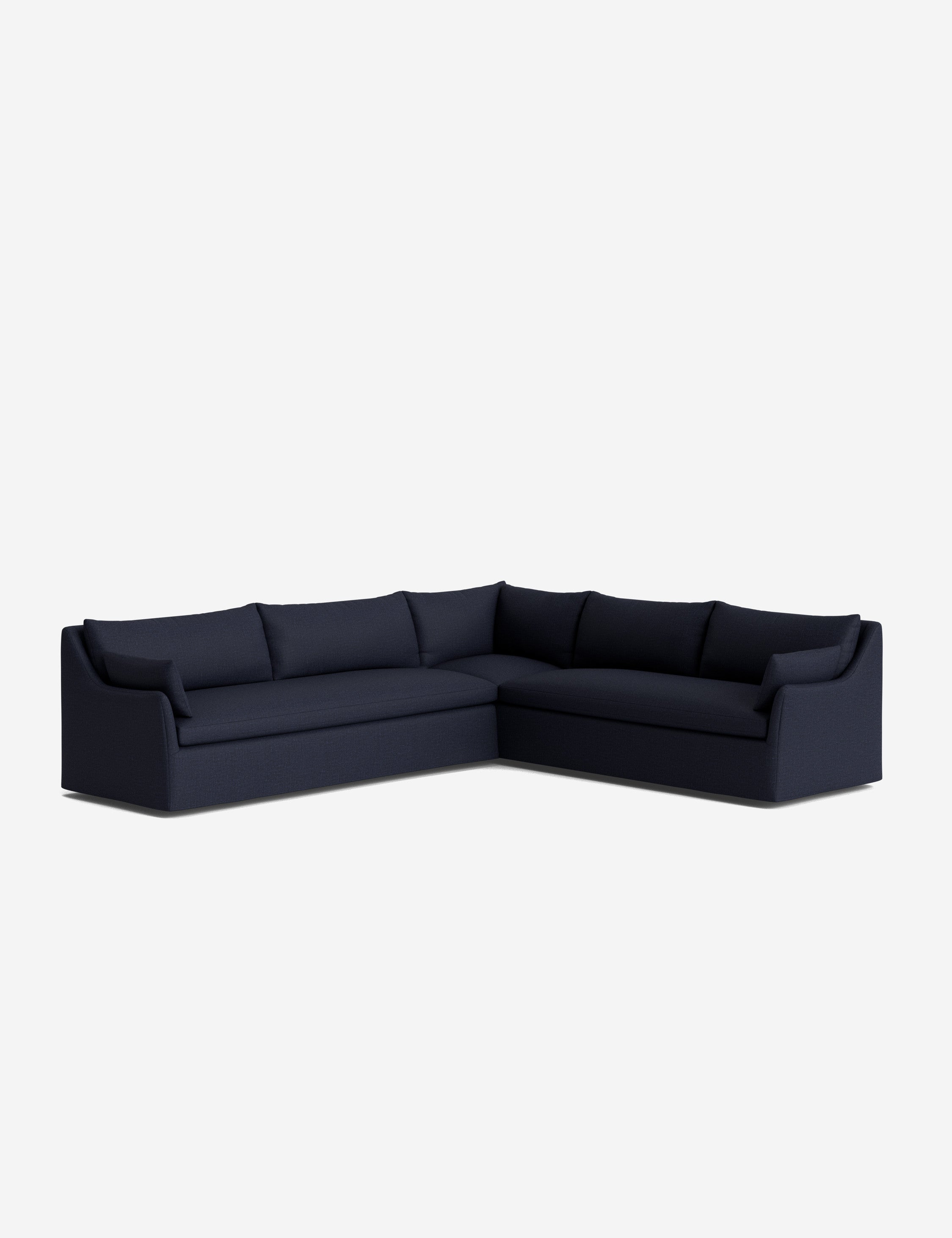 Palia Corner Sectional Sofa | Slipcover-Style, Slope-Arm Design