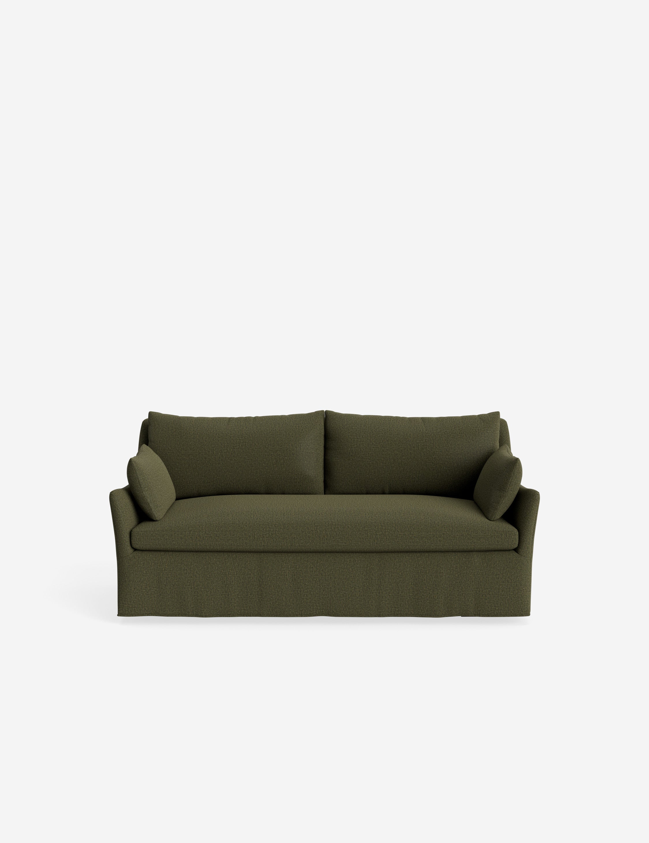 Pavona Slipcover Sofa | Casual Elegant Design, Slope-Arm Style