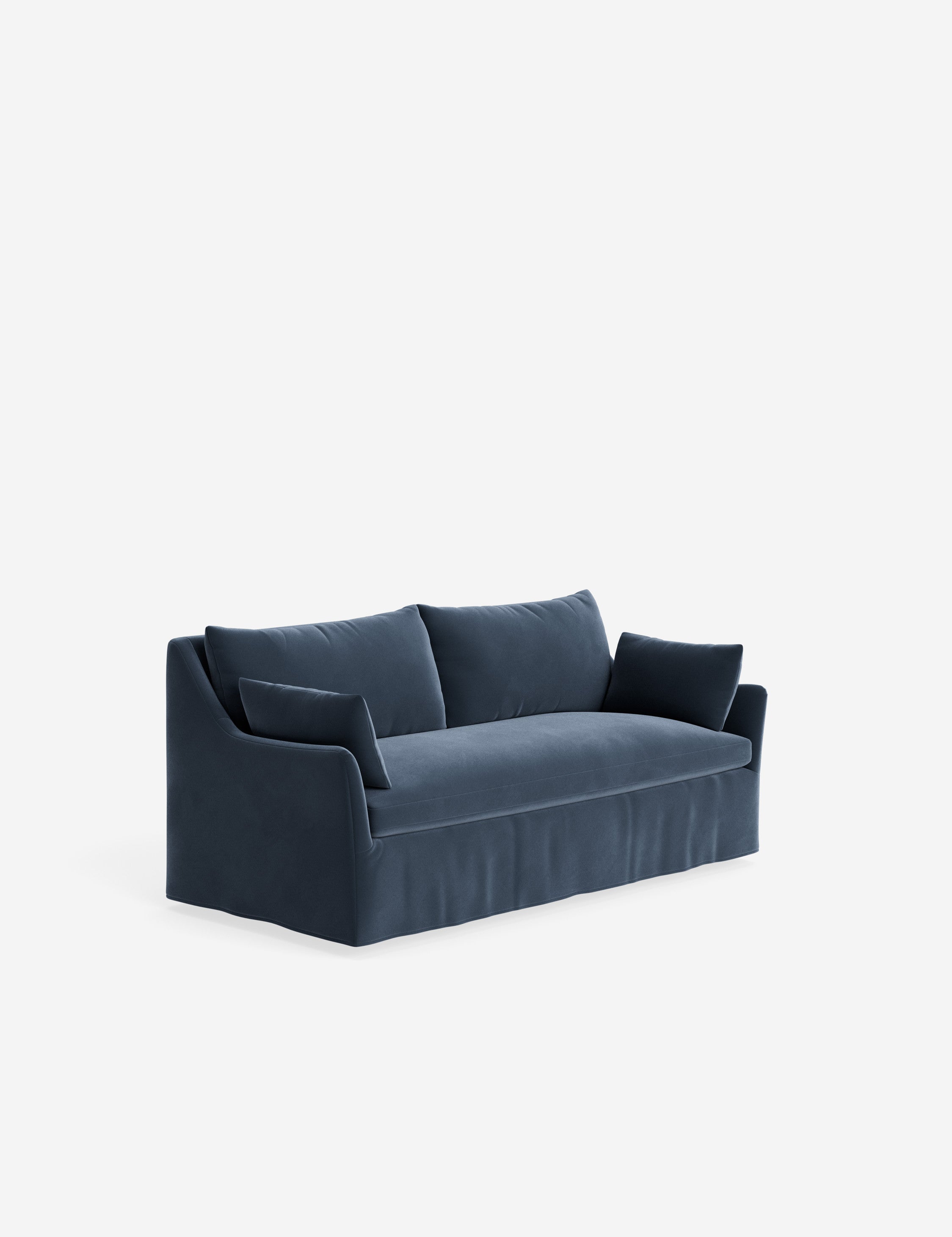 Pavona Slipcover Sofa | Casual Elegant Design, Slope-Arm Style