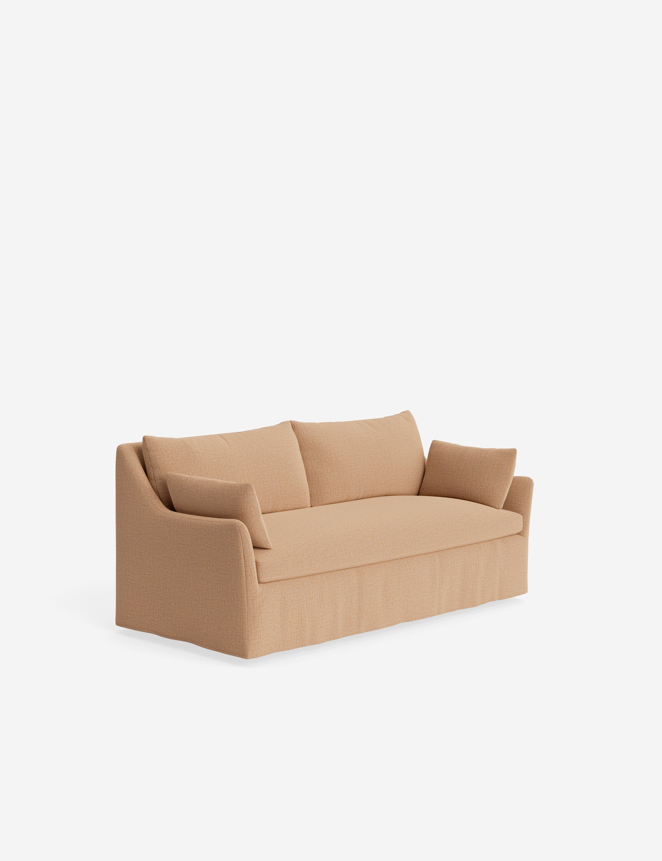 Pavona Slipcover Sofa | Casual Elegant Design, Slope-Arm Style