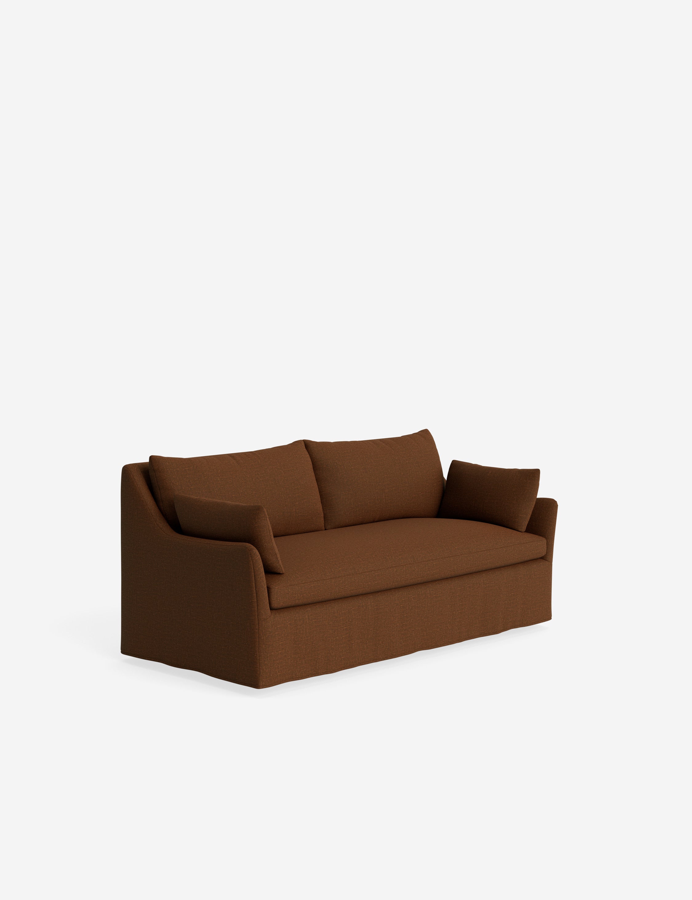Pavona Slipcover Sofa | Casual Elegant Design, Slope-Arm Style