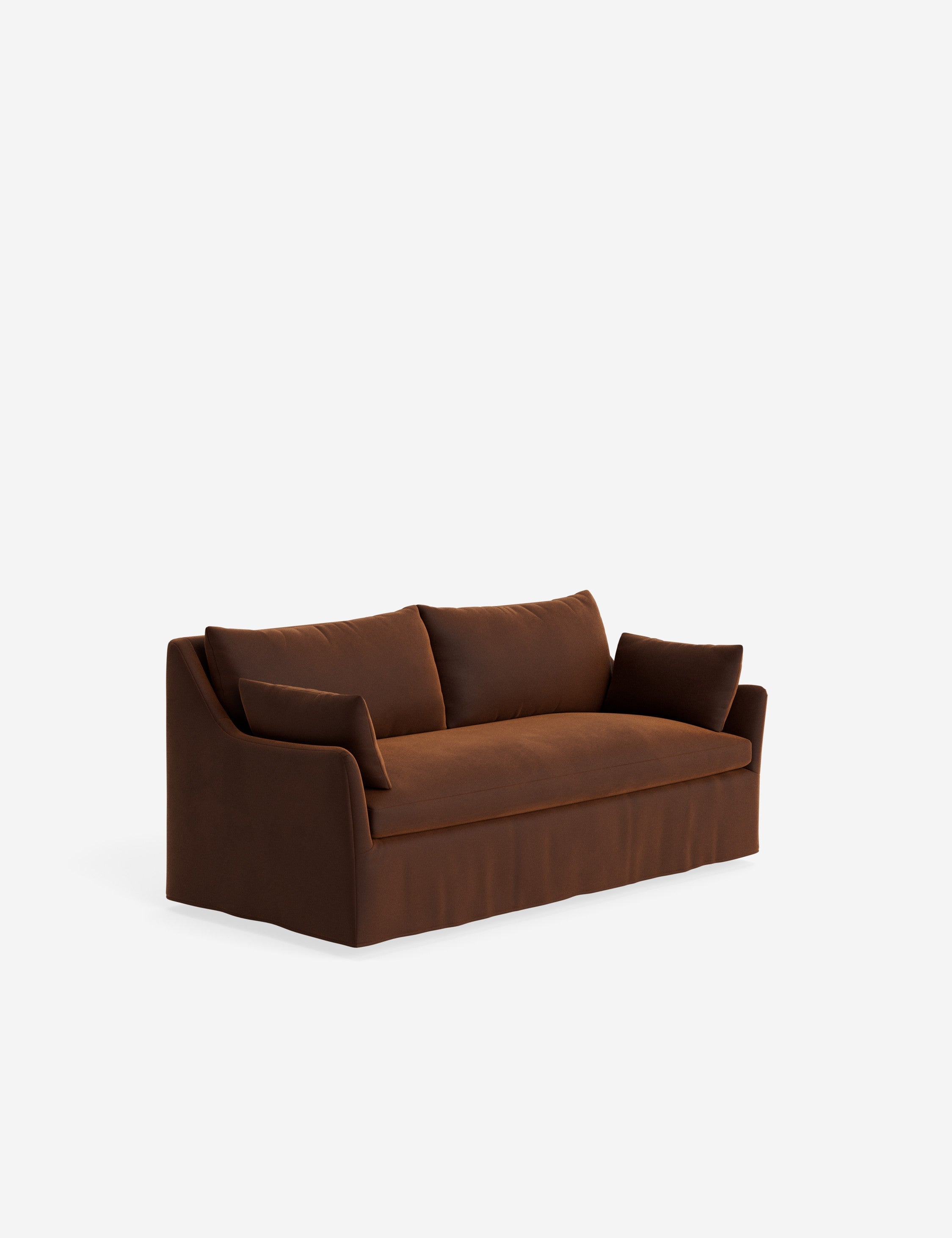Pavona Slipcover Sofa | Casual Elegant Design, Slope-Arm Style