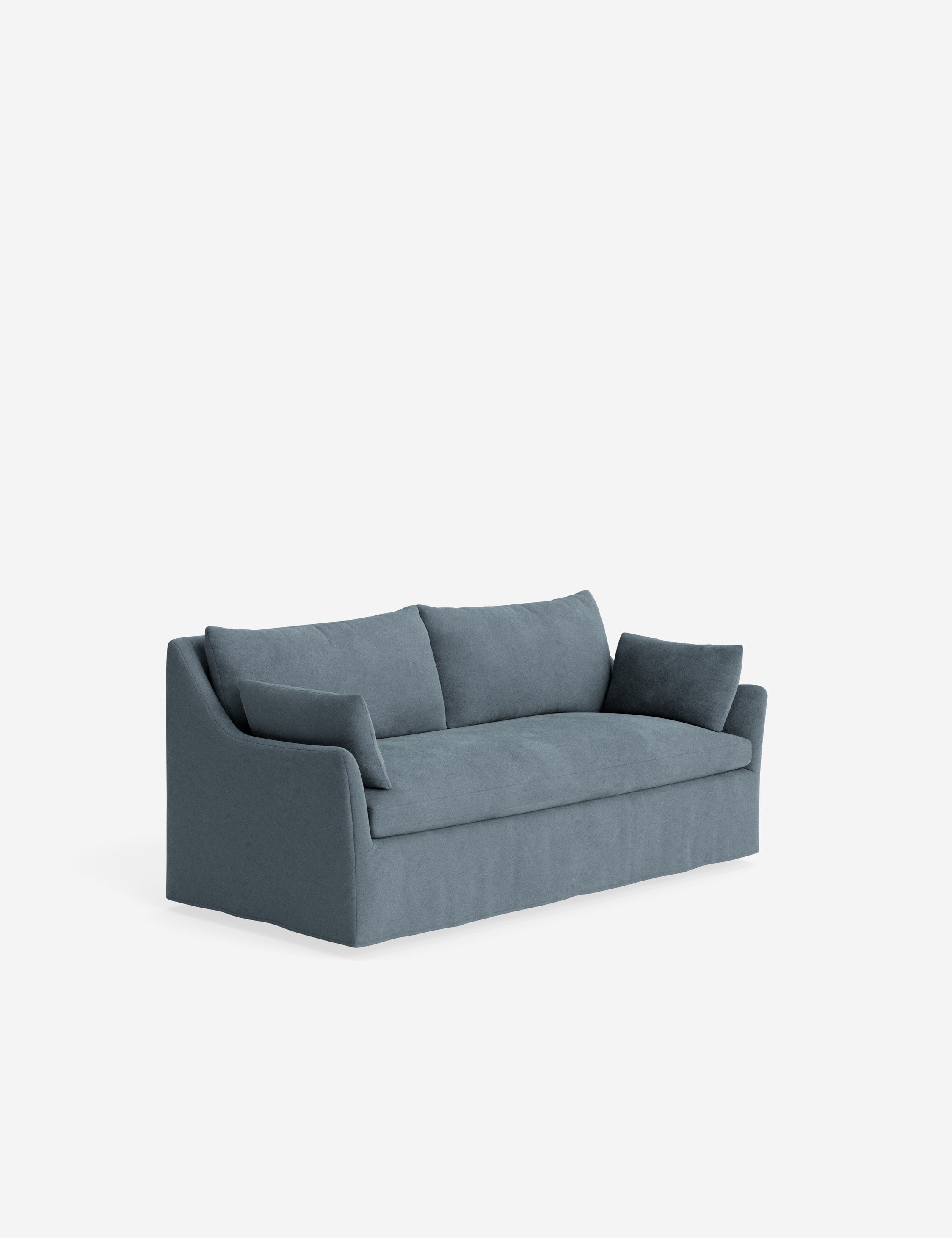 Pavona Slipcover Sofa | Casual Elegant Design, Slope-Arm Style